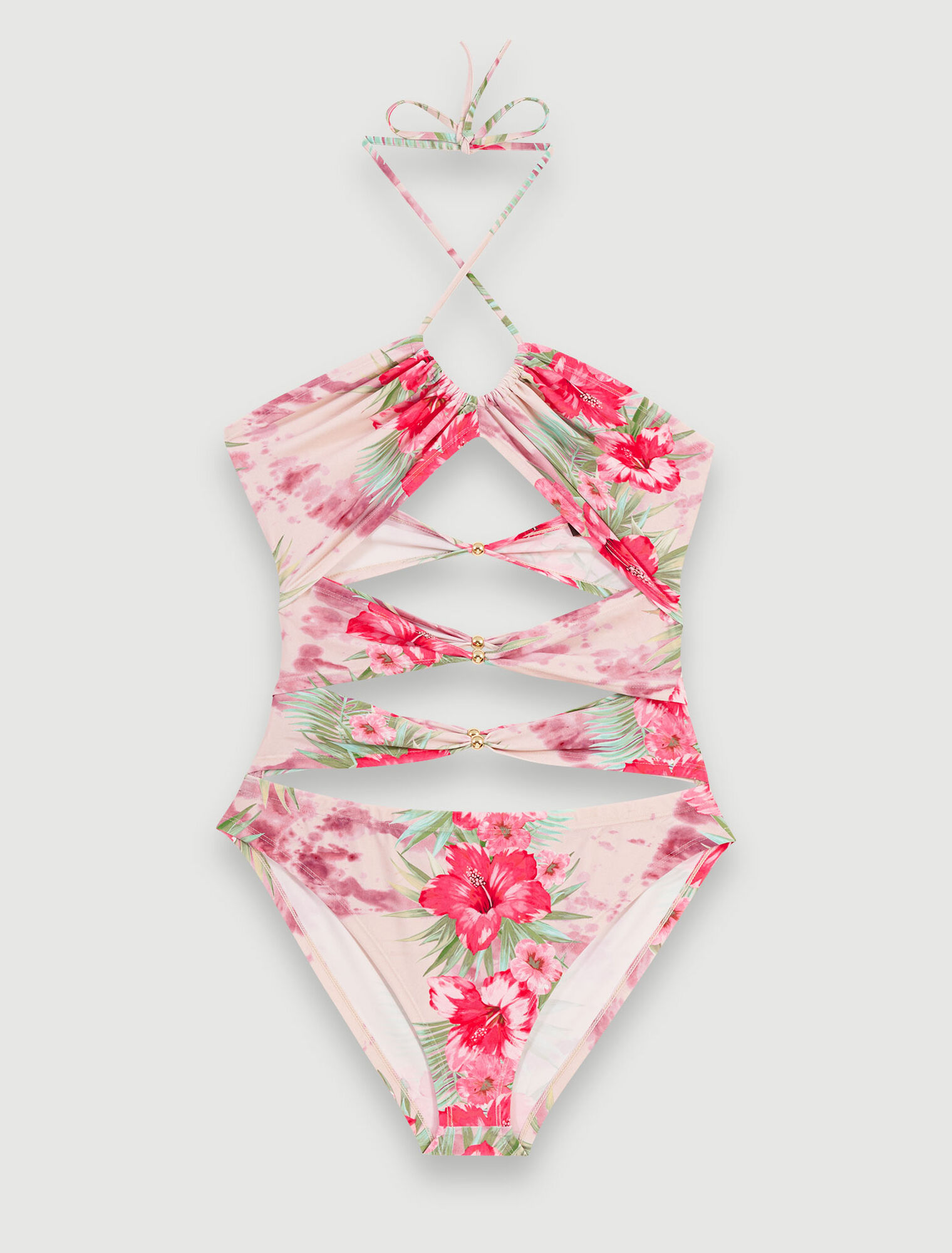Openwork swimsuit