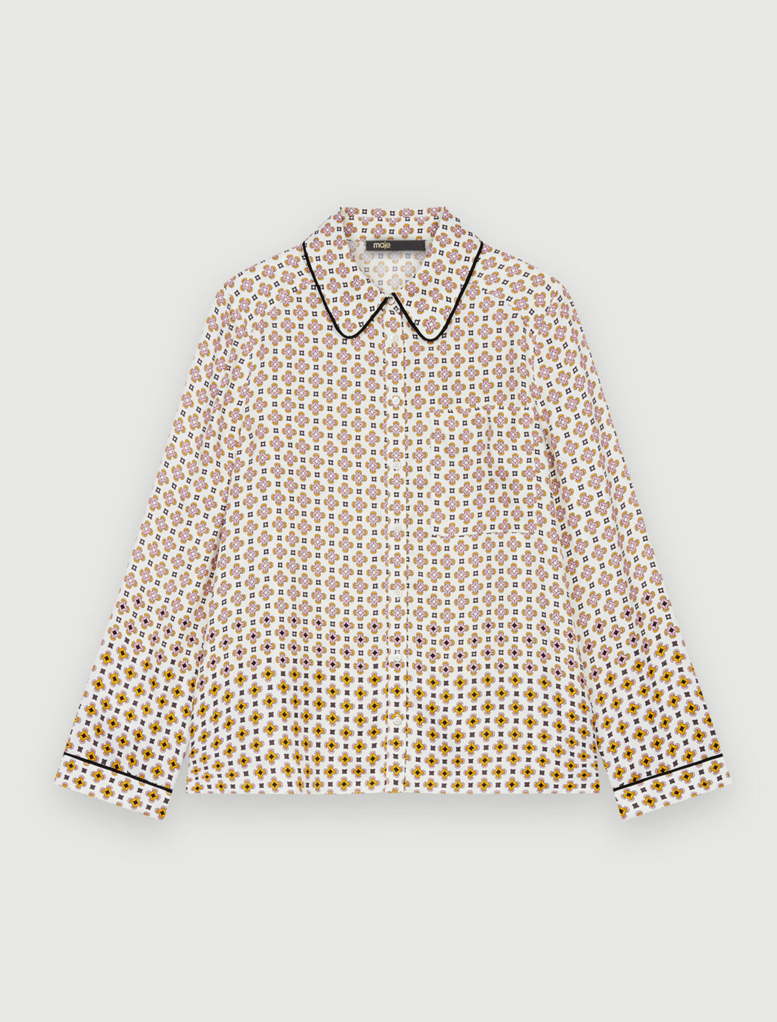 Printed viscose shirt