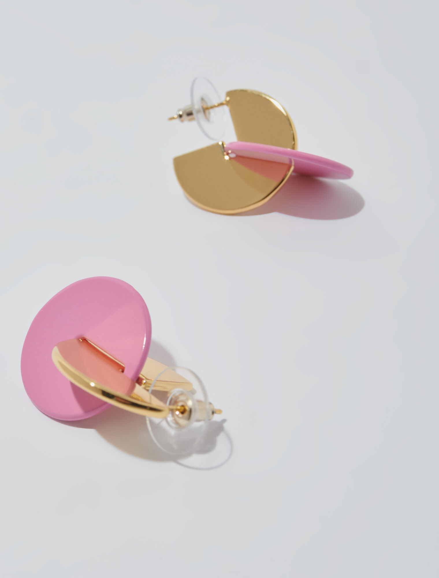 Enameled earrings