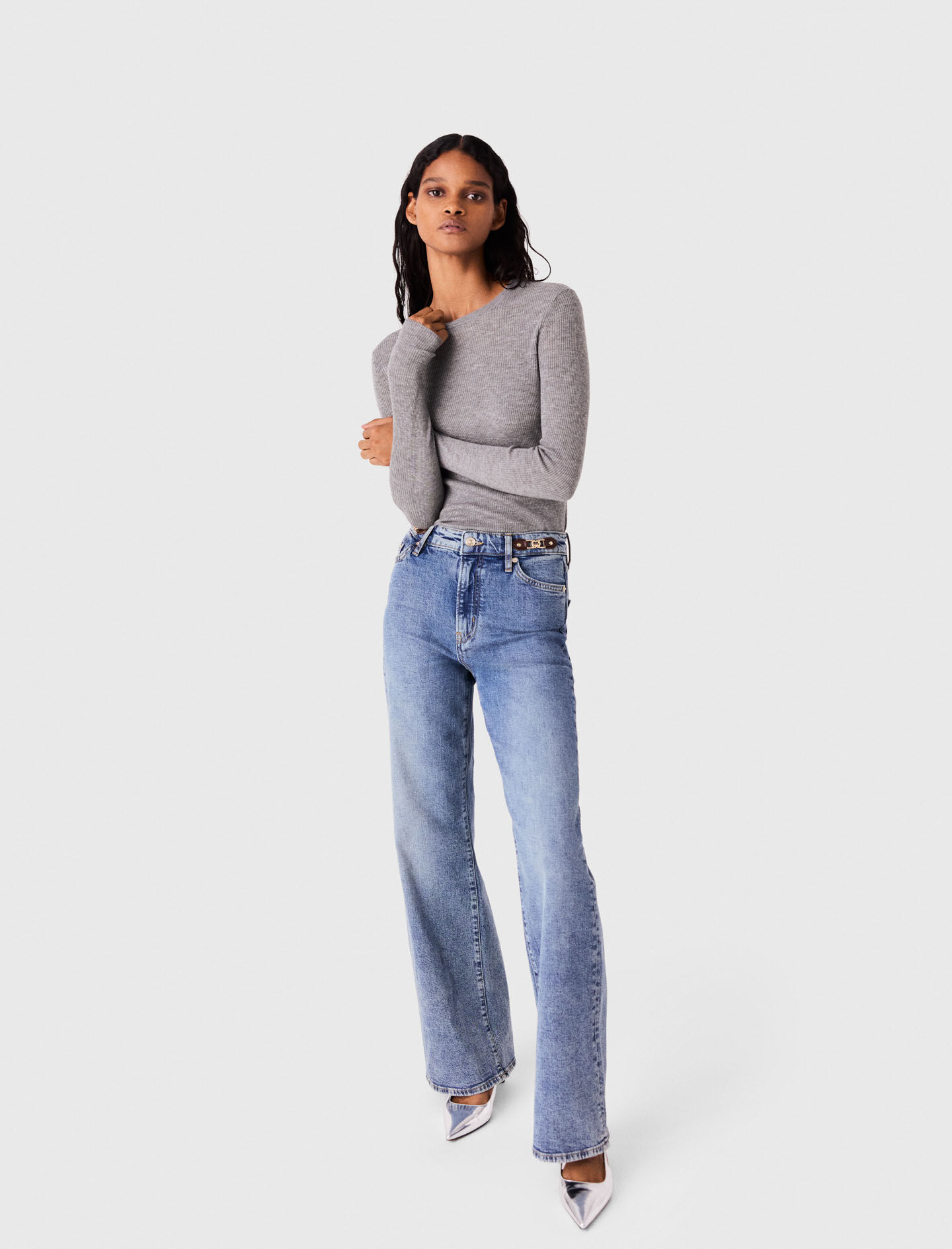 Second-Skin Round Neck Sweater