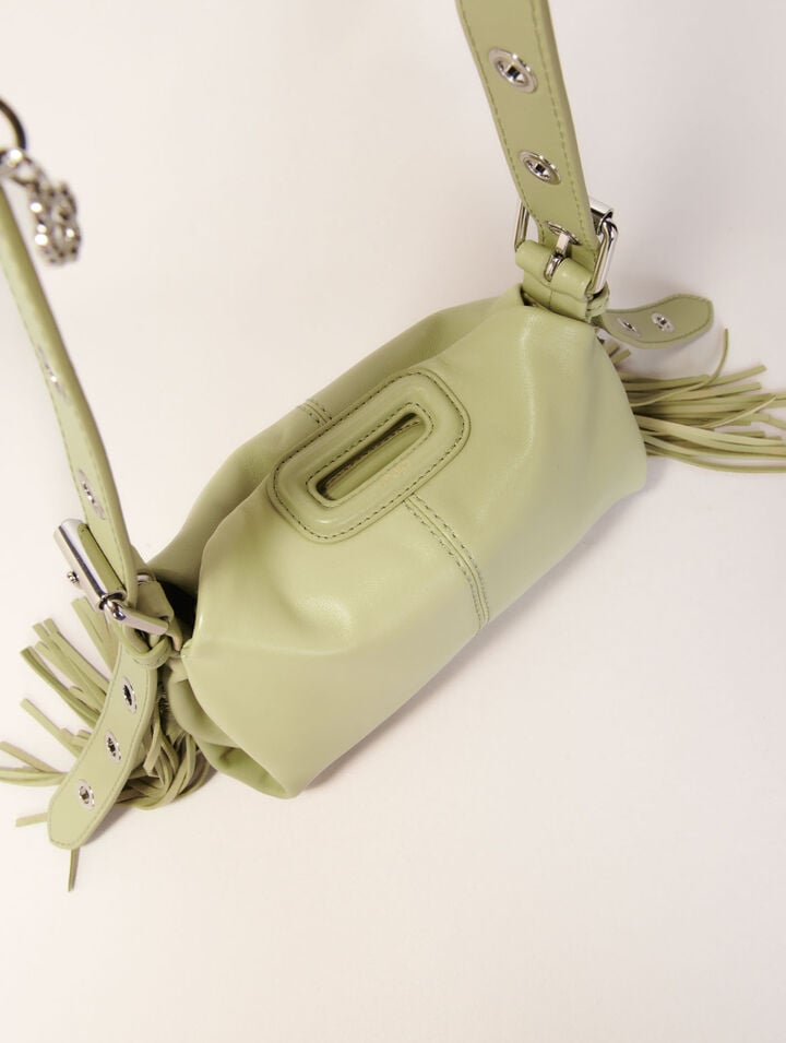 Plain leather mini Miss M bag
