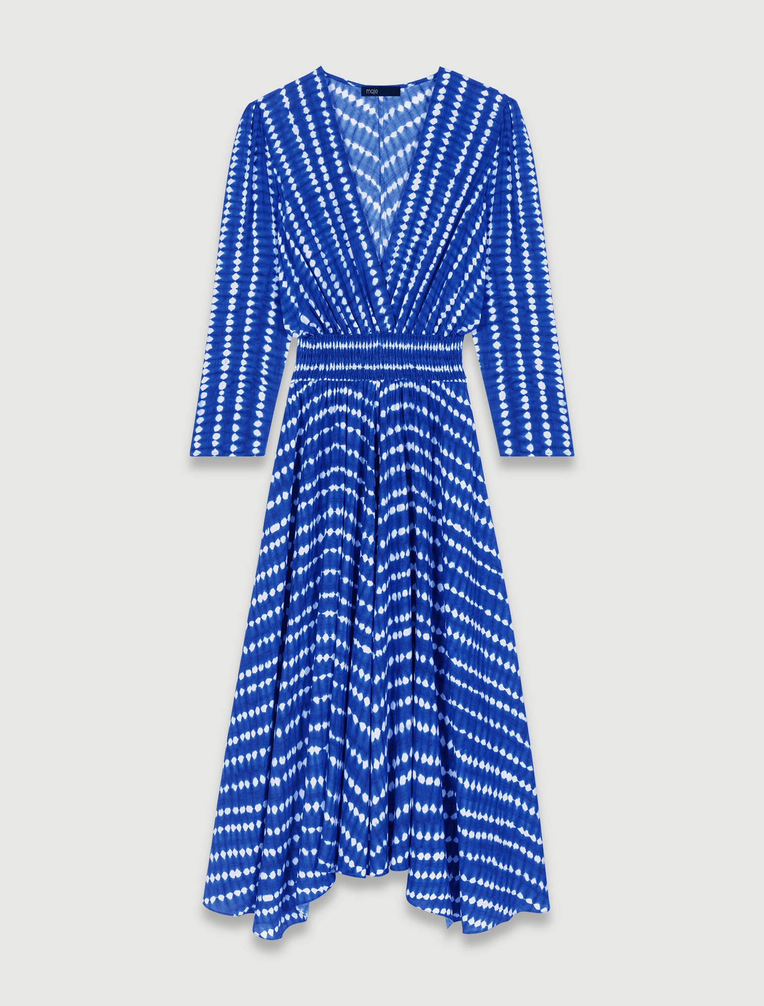 Asymmetrical maxi dress
