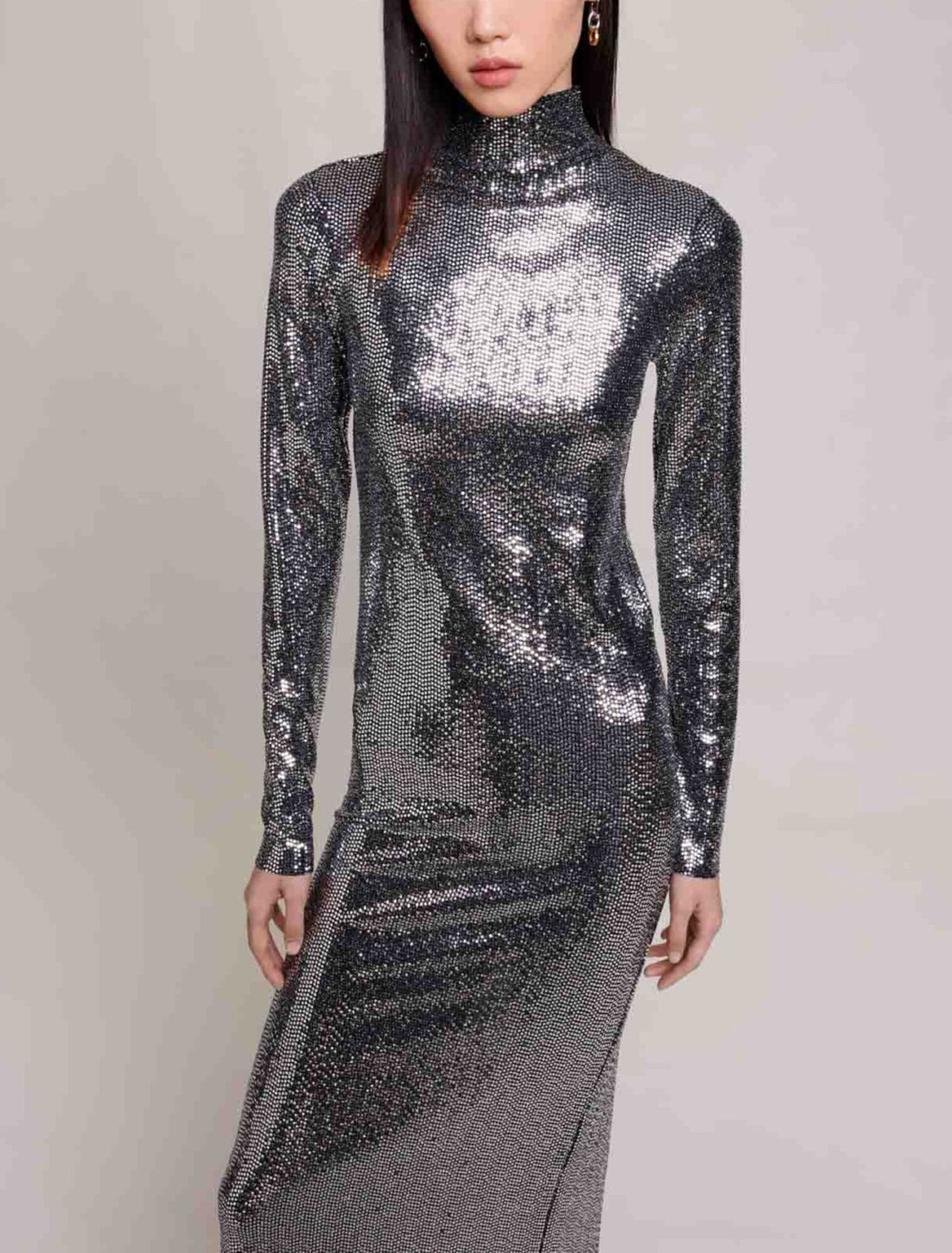 Glitter maxi dress