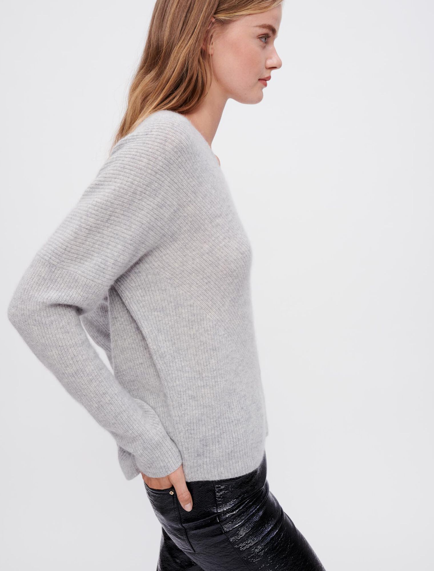 Ribbed cashmere jumper