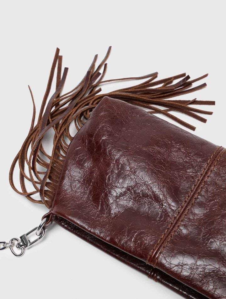 Patent leather Miss M clutch bag