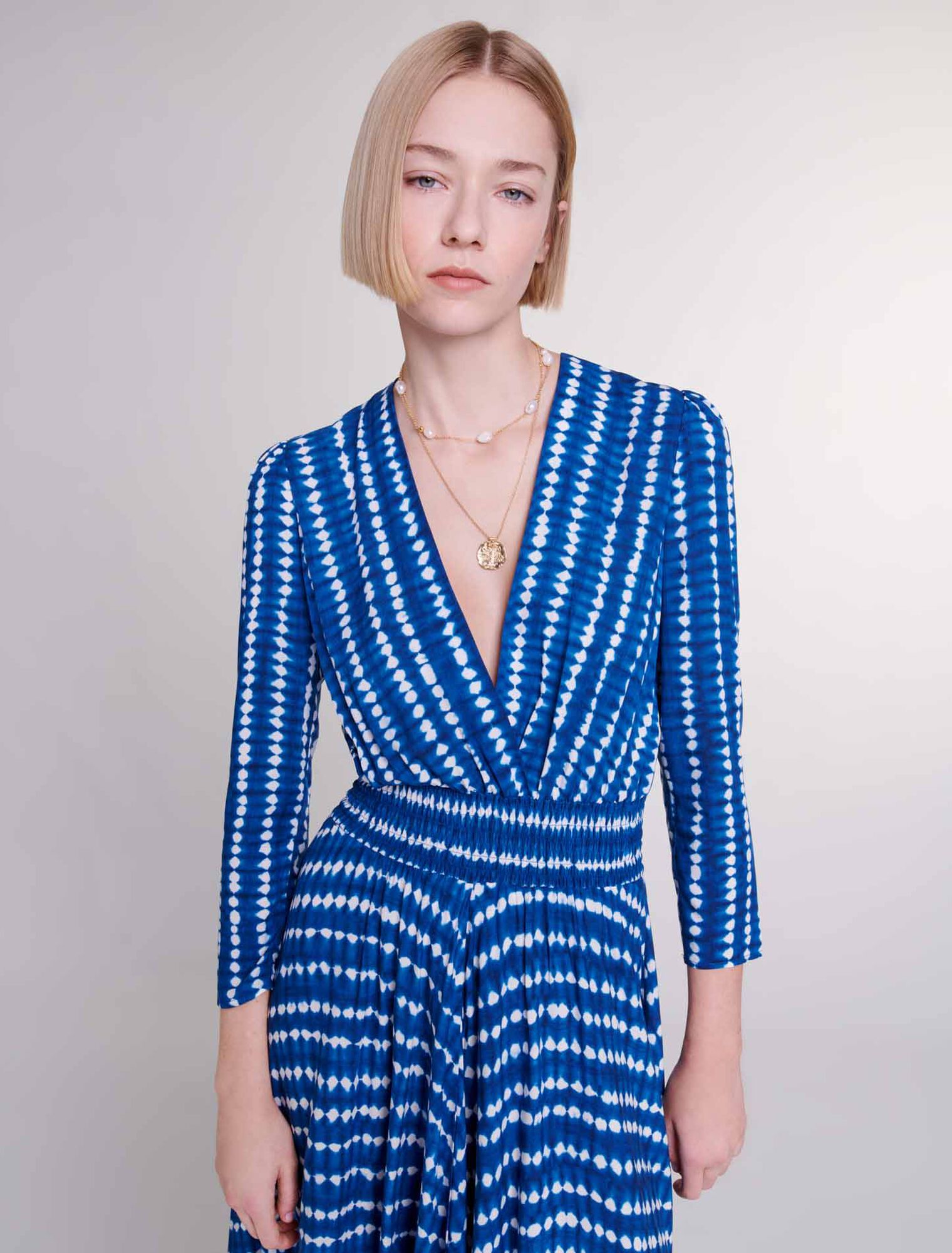 Asymmetrical maxi dress