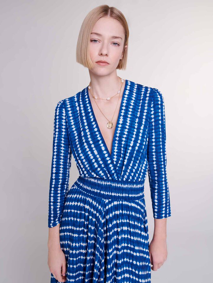 Asymmetrical maxi dress