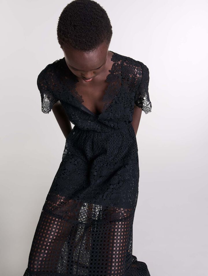 Lace maxi dress
