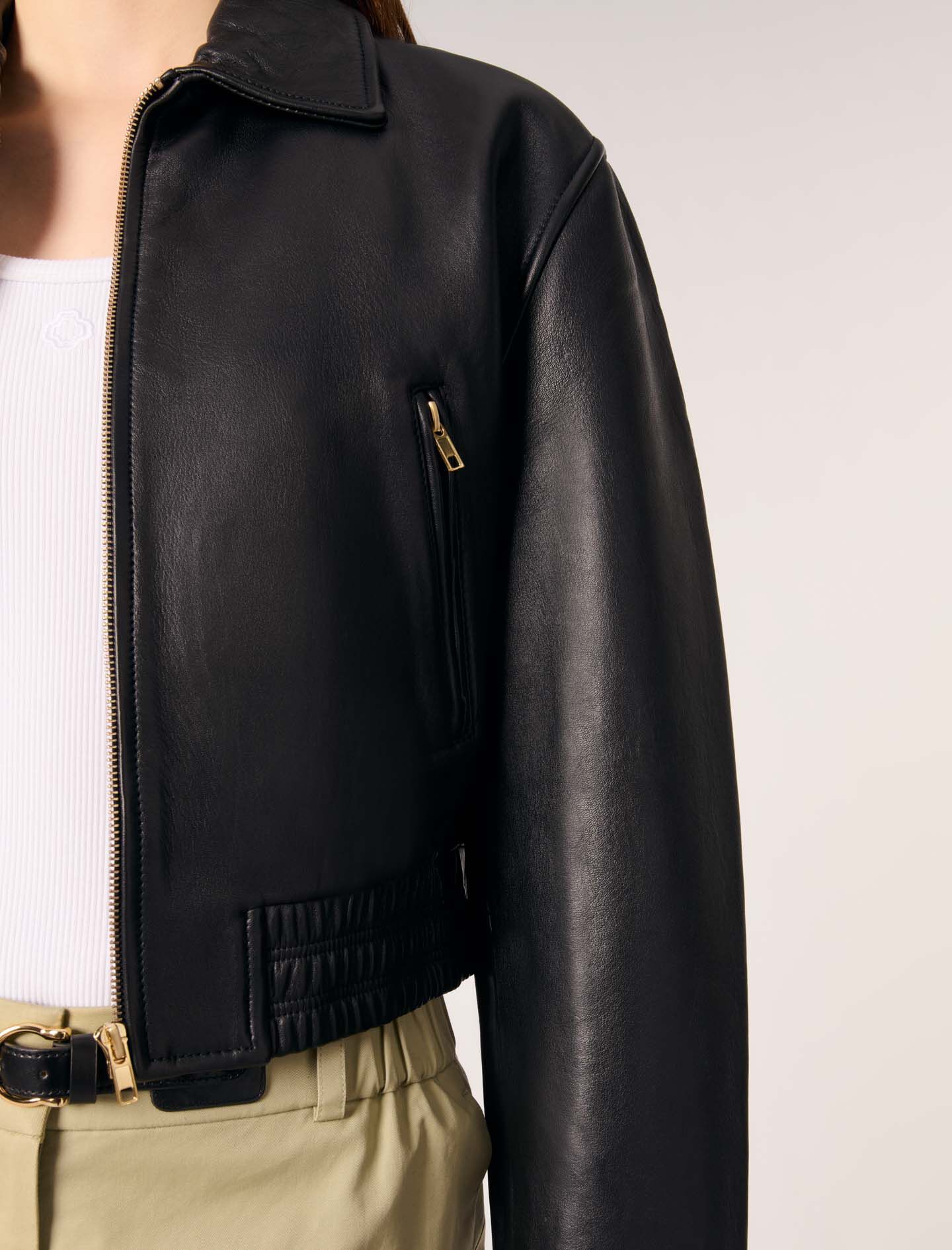 Leather jackets For Women | Maje