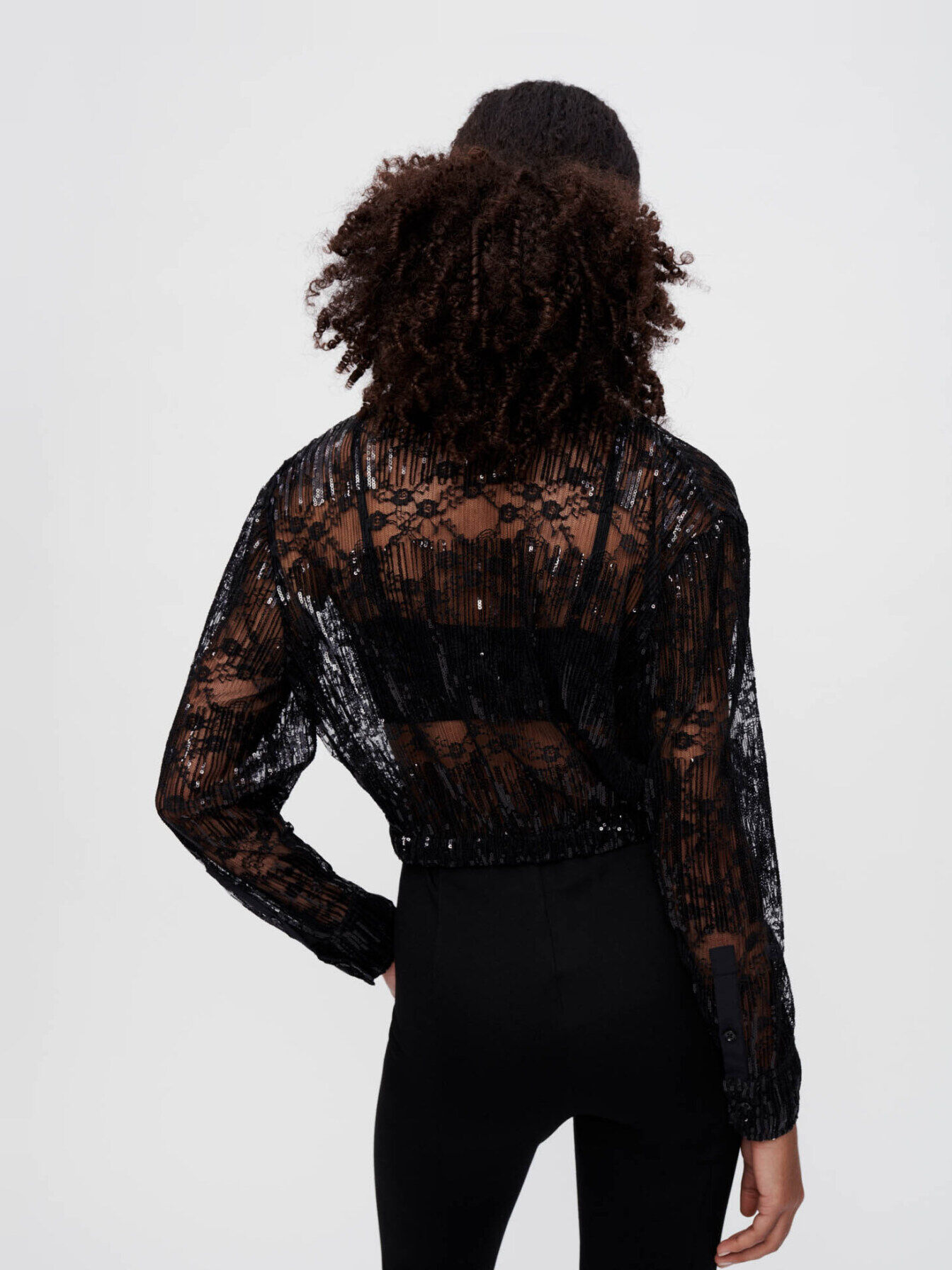 2024年 お歳暮・冬ギフト特集 Pleated shirt cropped lace トップス