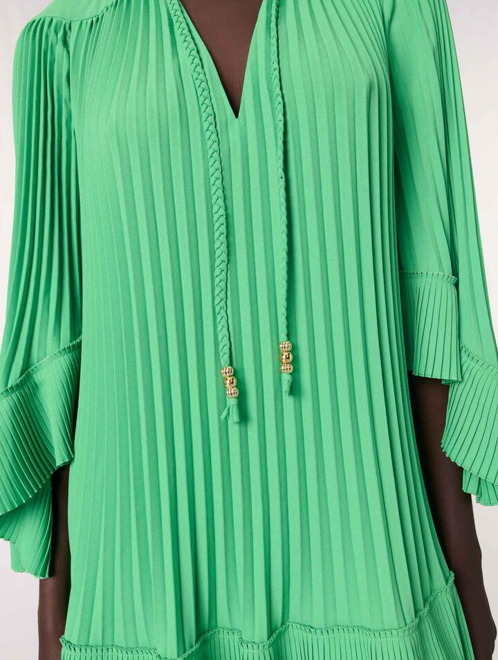 Mini pleated dress