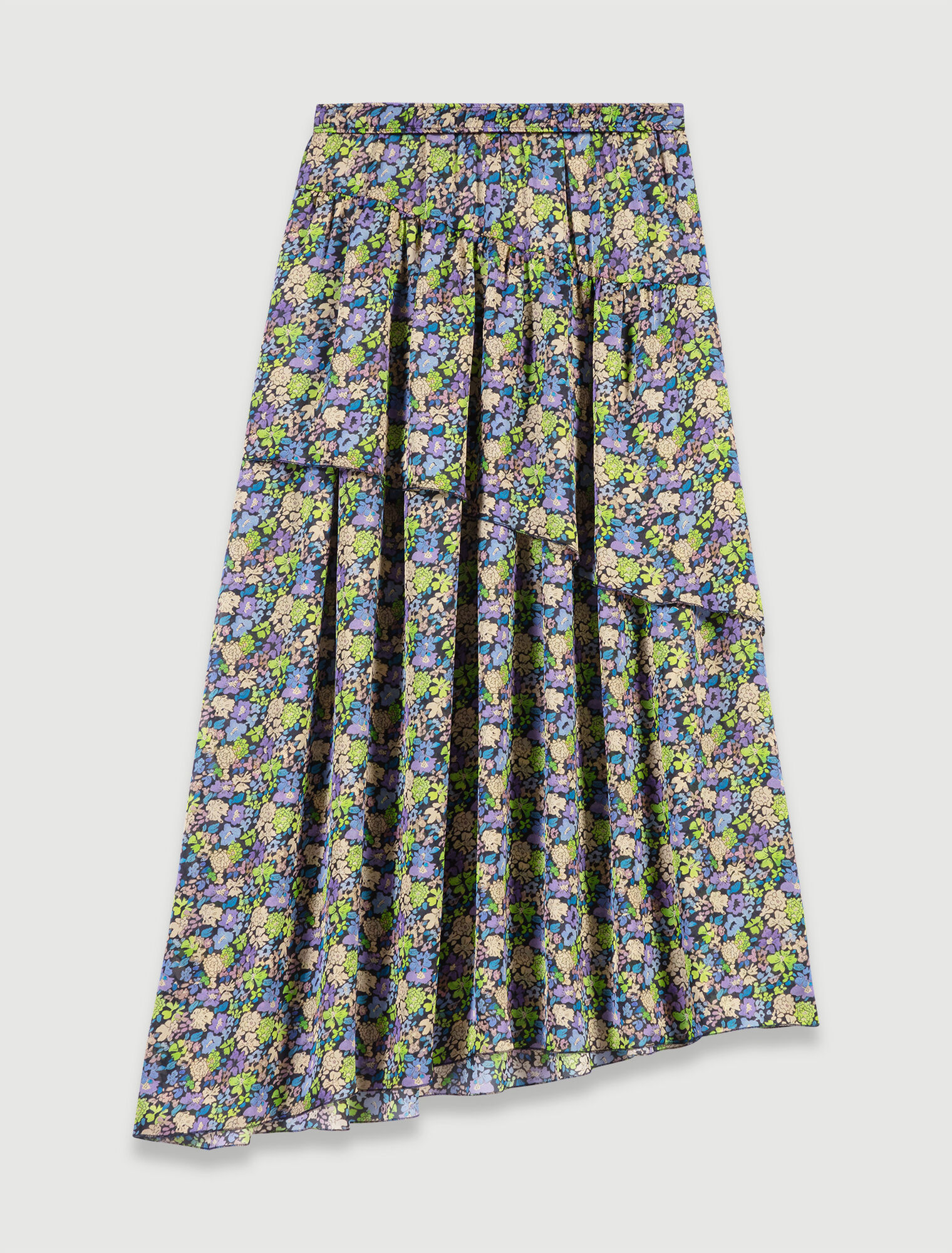 Long floral skirt