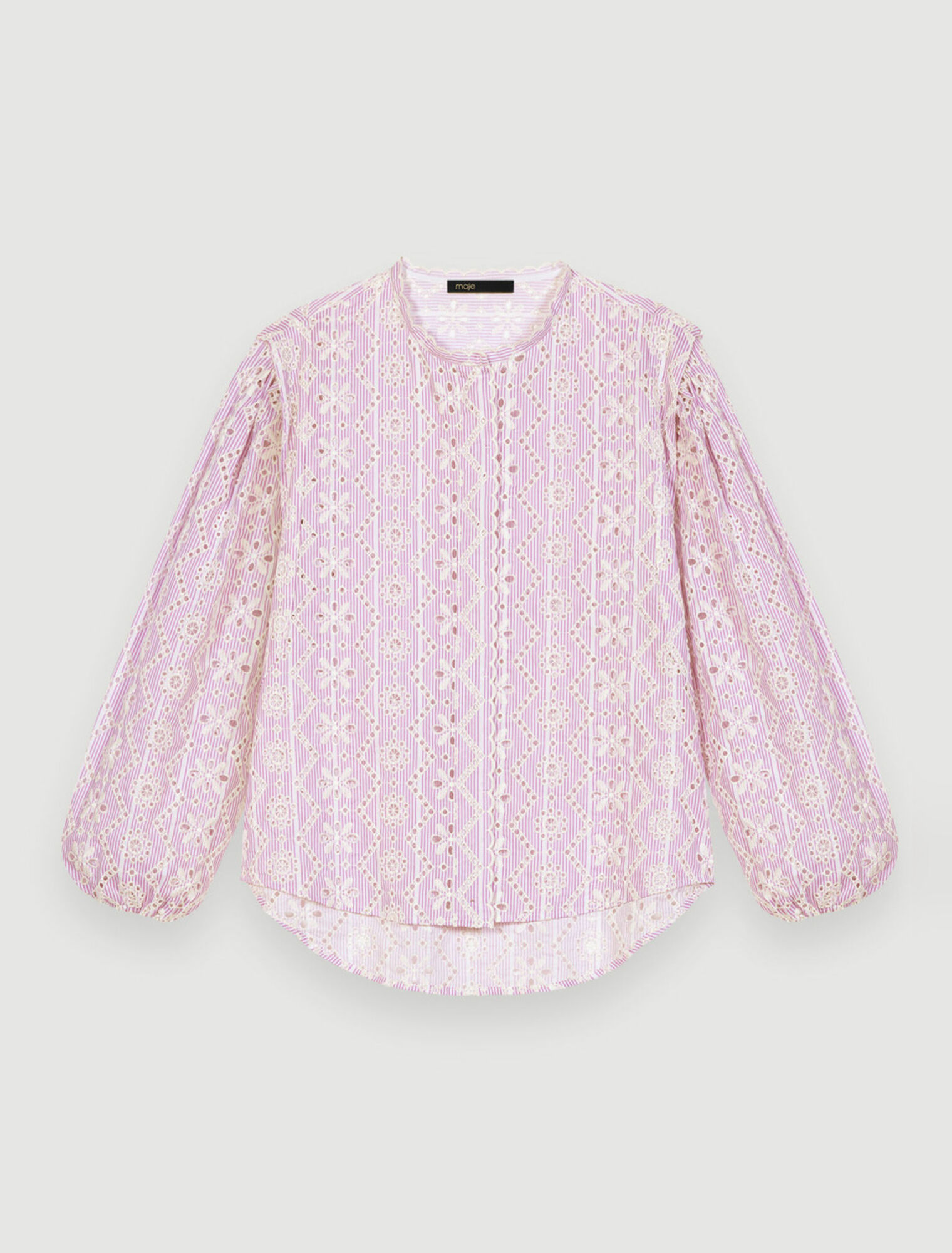 Embroidered cotton shirt
