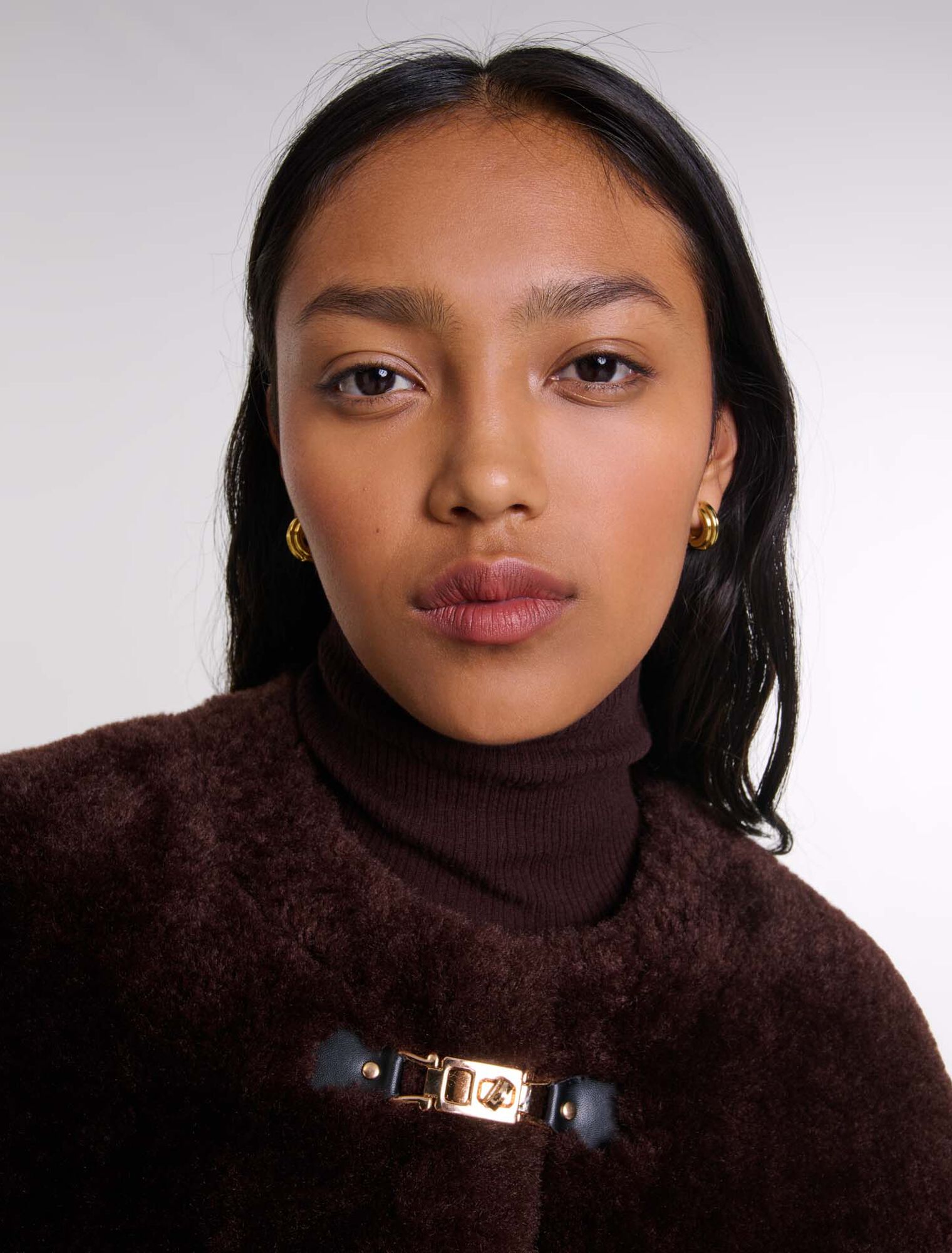 Short faux fur coat