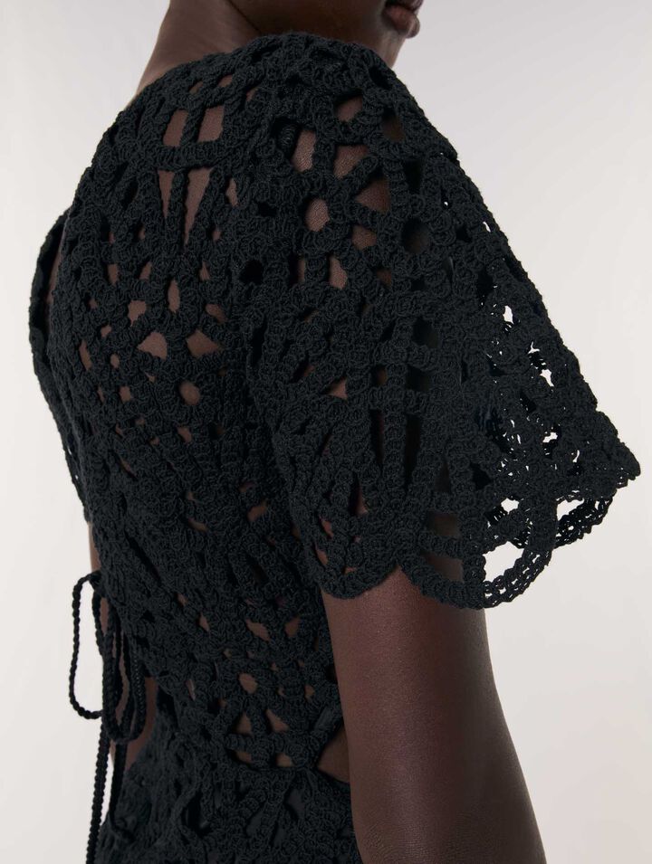 Mini crochet dress