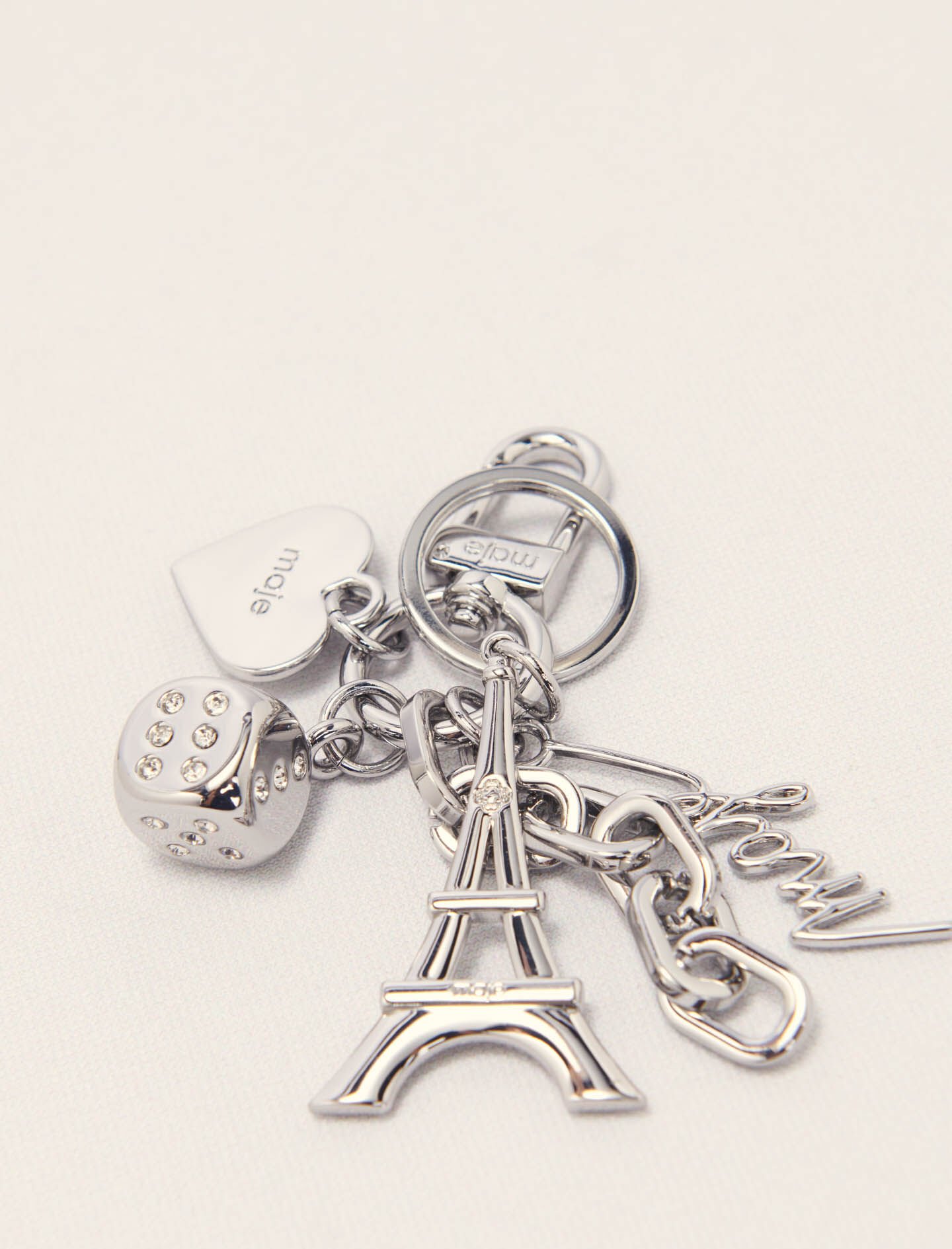 Maje jewellery key ring Black / Gray For Women | Maje