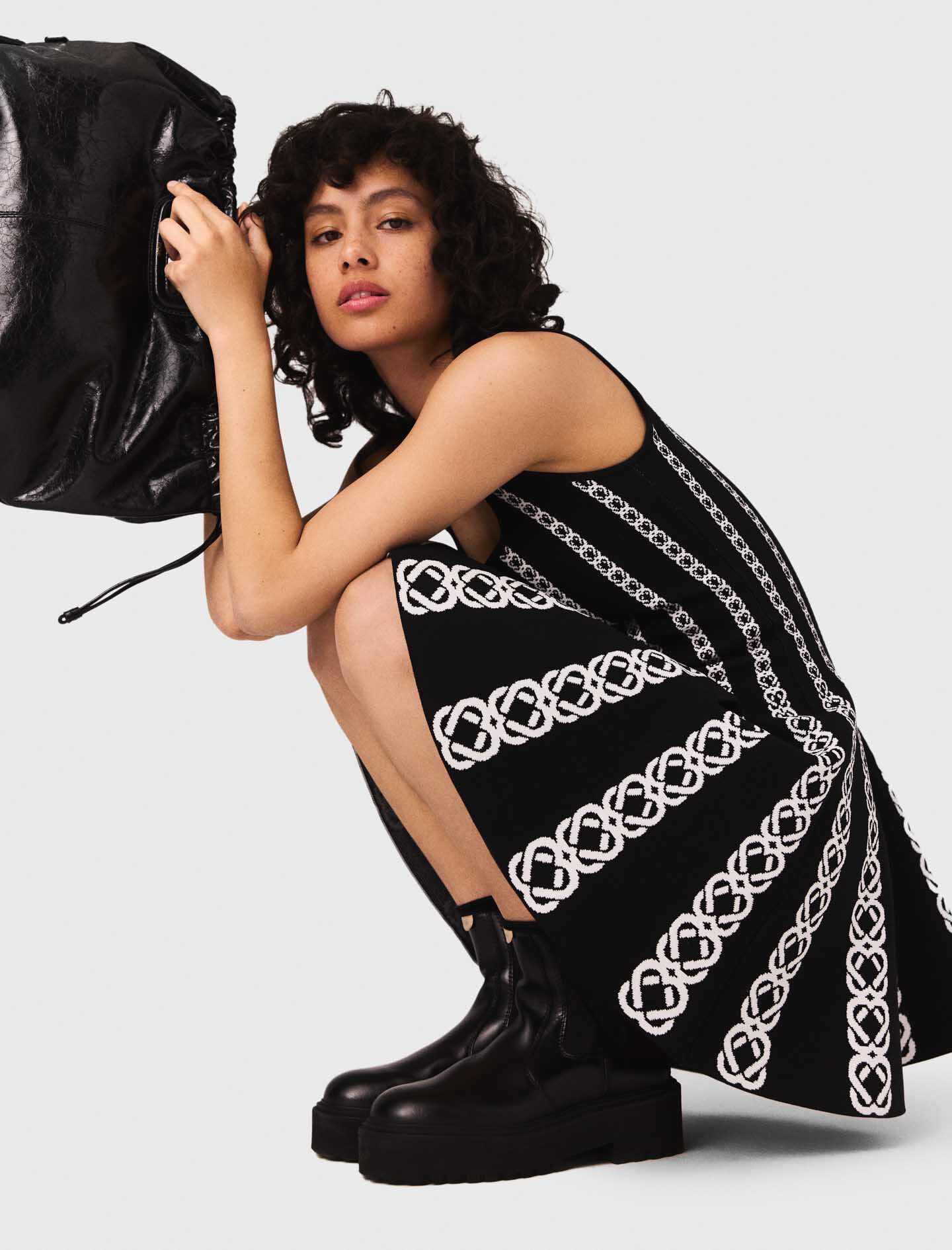 Chelsea boots Black / Gray For Women | Maje