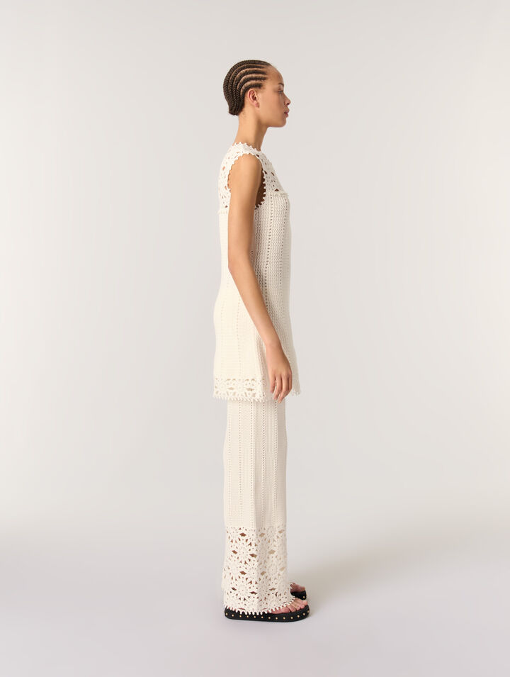 Mini crochet dress
