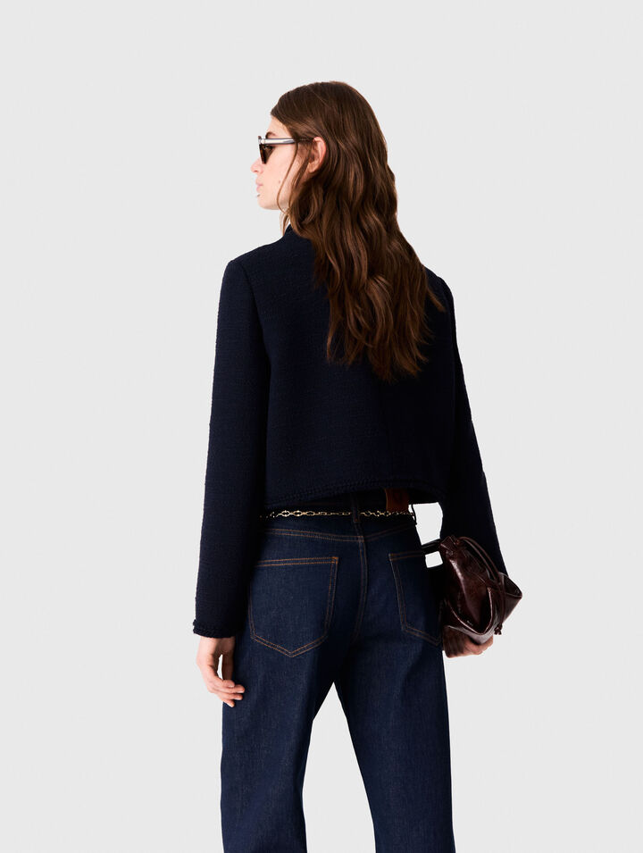 Short tweed jacket