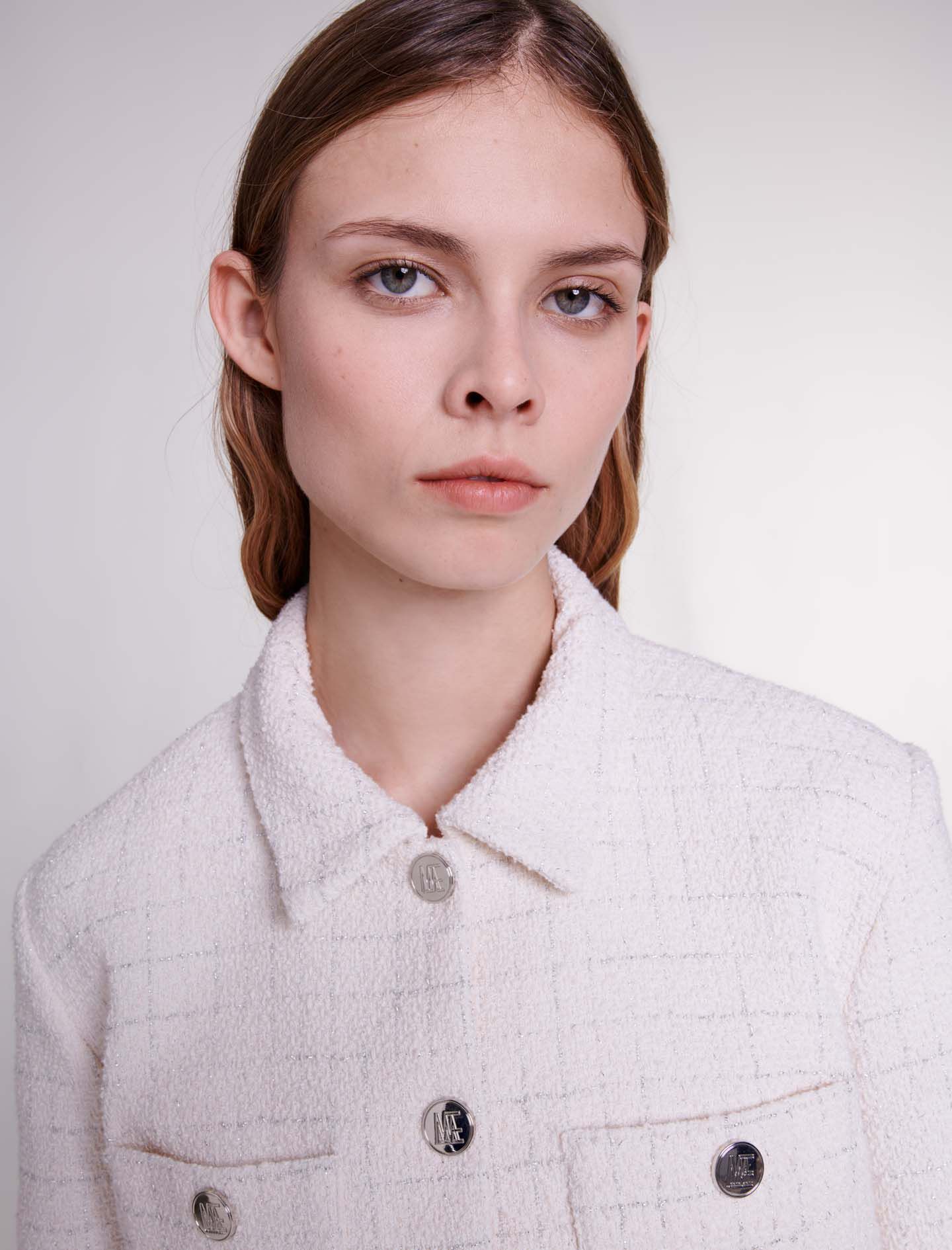 Tweed crop top