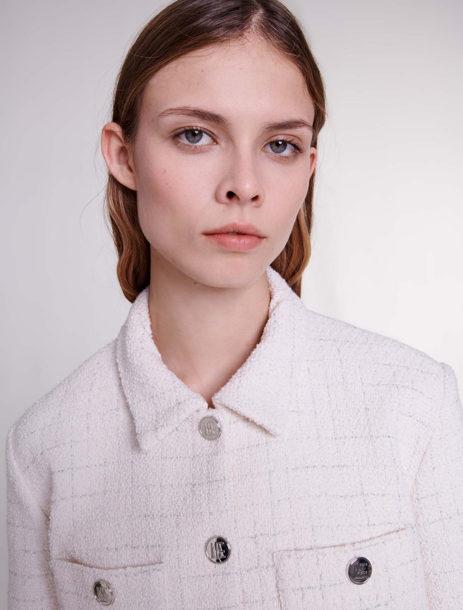 Tweed crop top