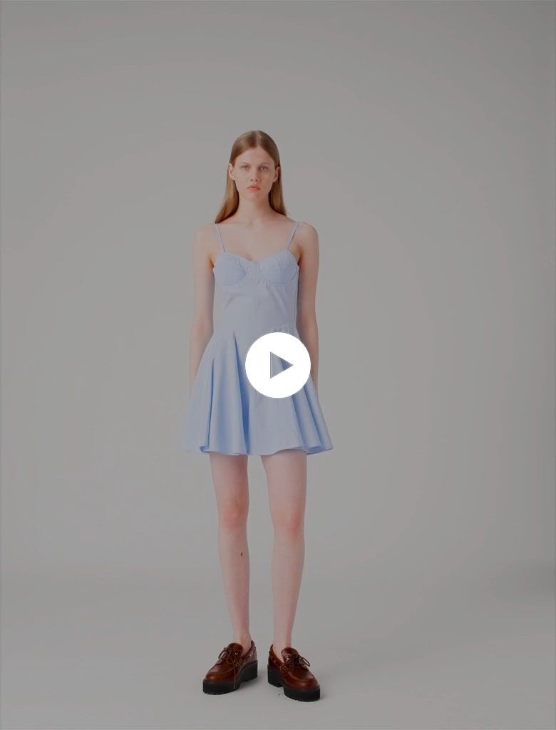MAJE [マージ] Cotton Strap Mini Dress MAJE [マージ] Cotton Strap Mini Dress Mini cotton dress