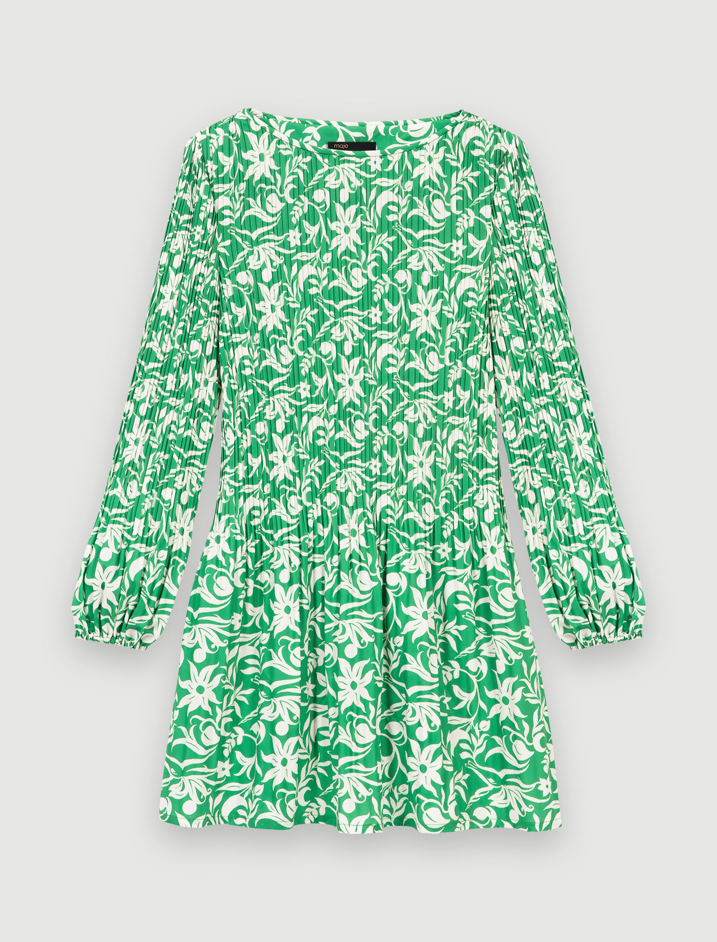 Long-sleeved mini dress