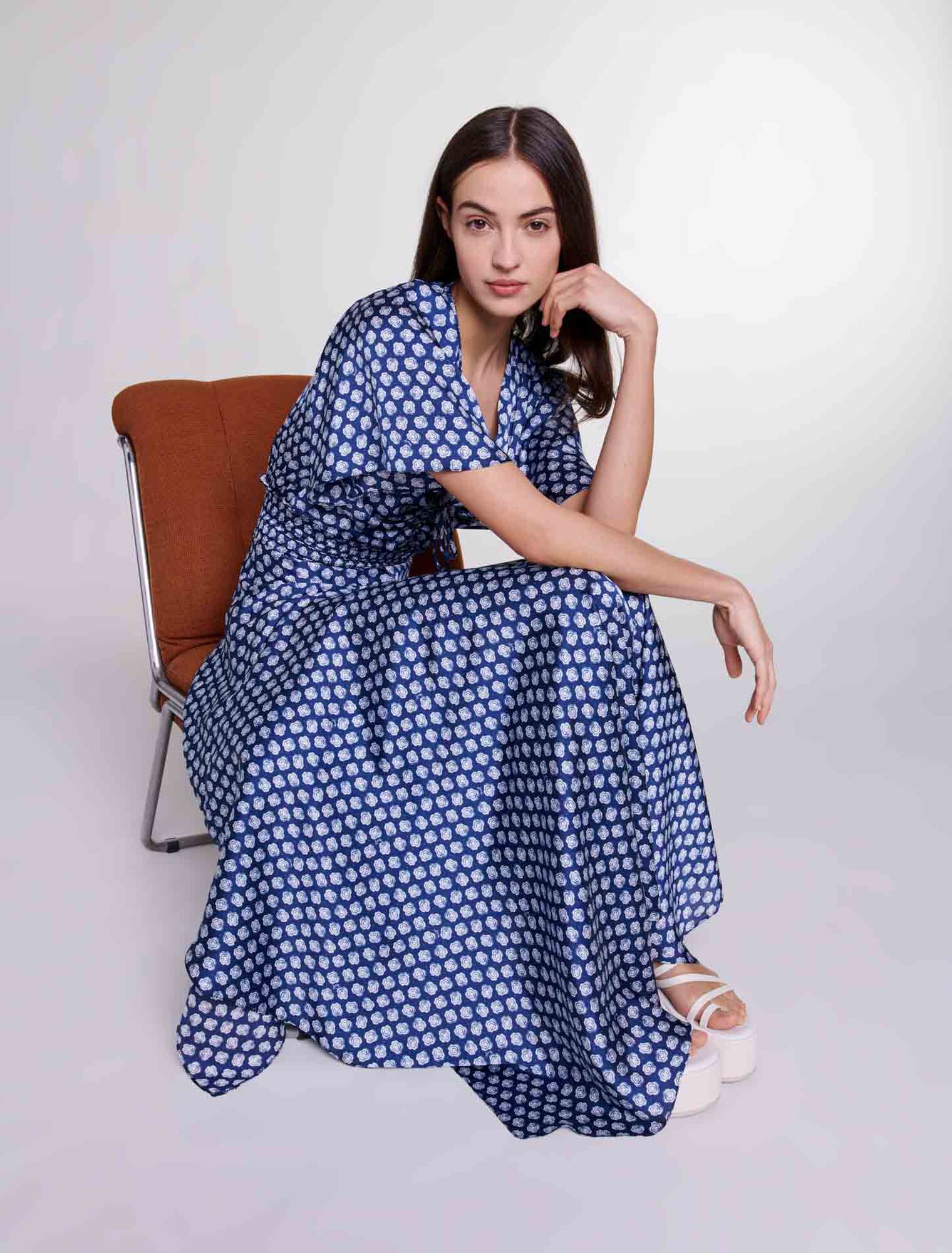 Patterned maxi dress