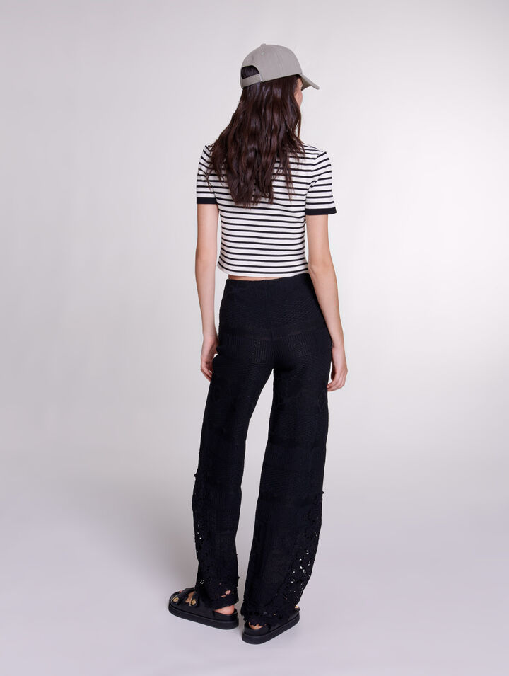 Crochet trousers