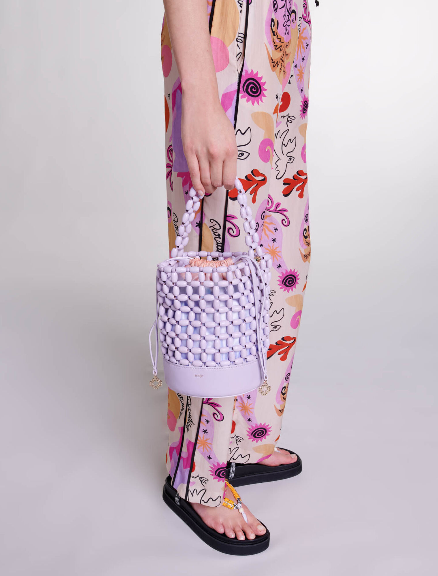 Silk trousers
