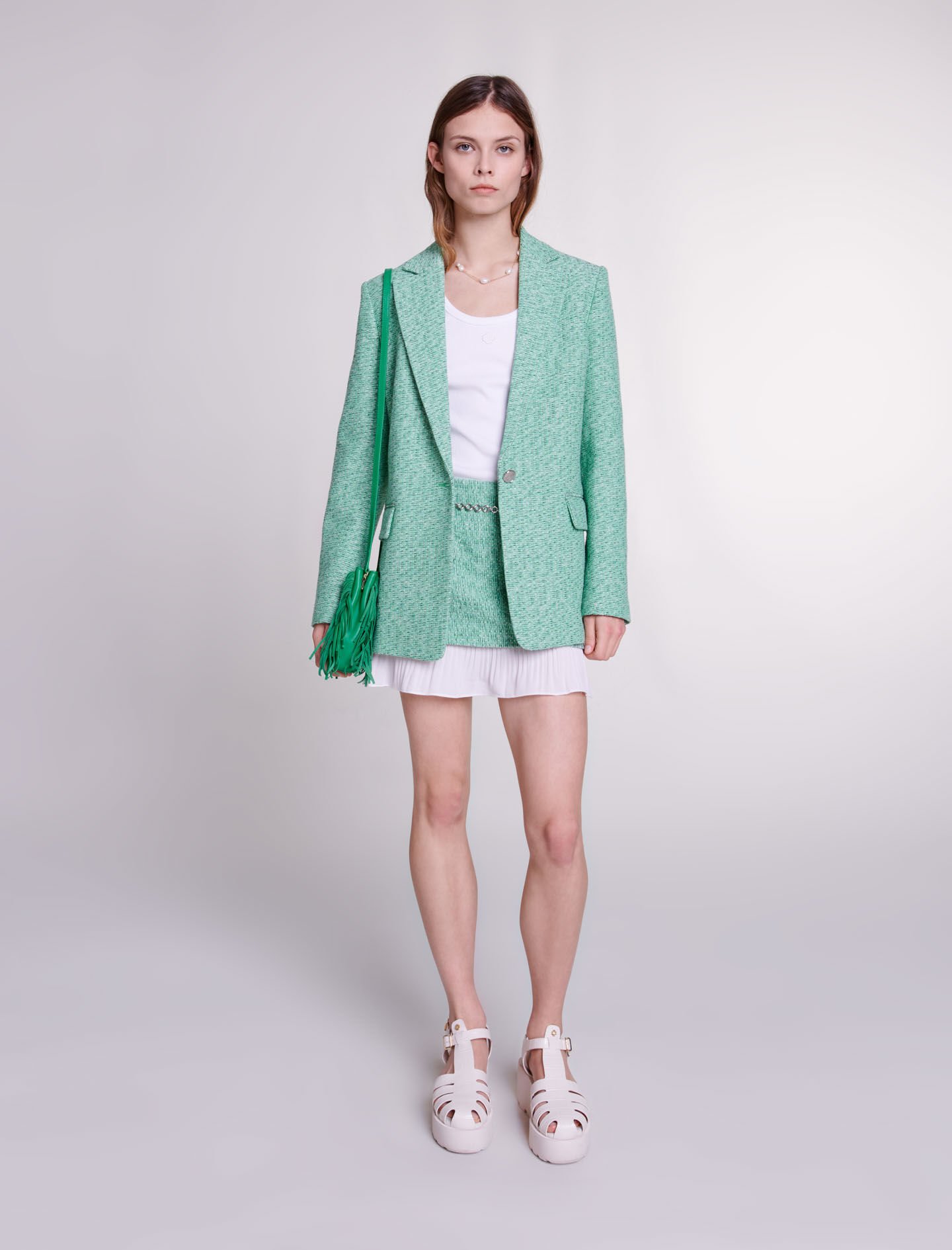 Maje blazer sale top