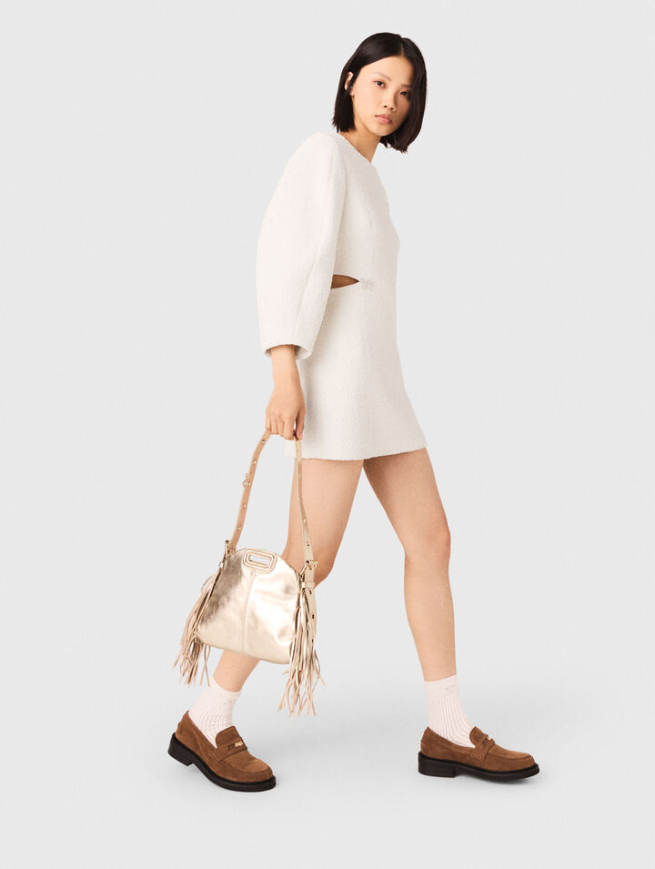 Metallic leather Miss M mini bag