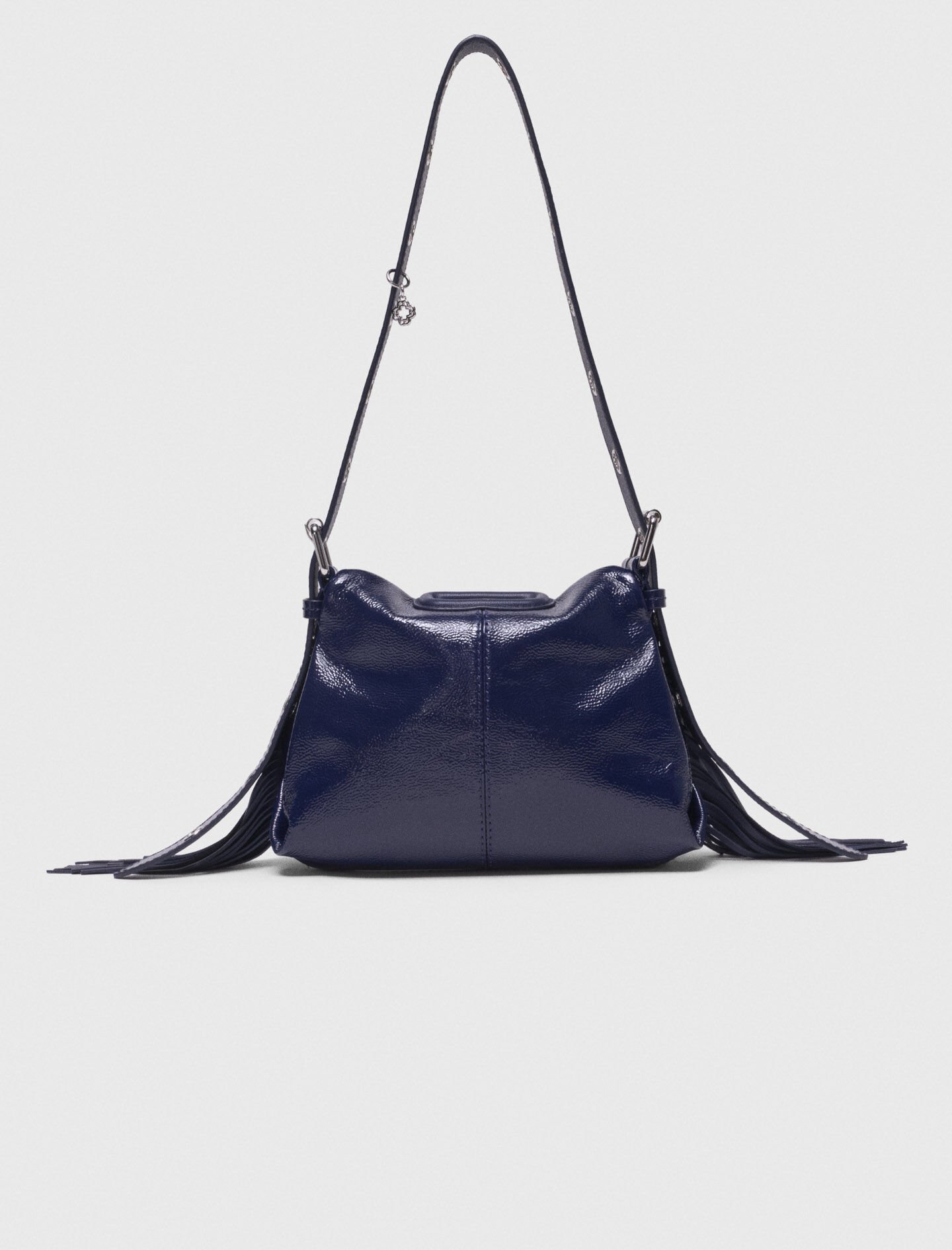 Naplak leather Miss M Mini bag Blue For Women | Maje