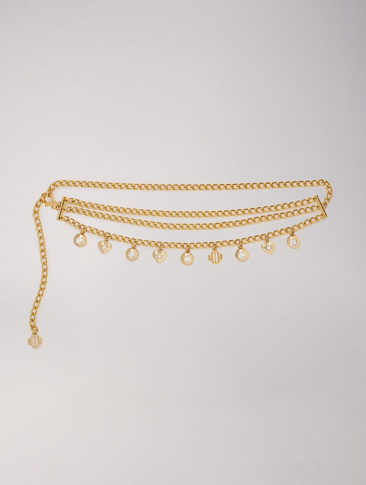 Jewellery chain belt