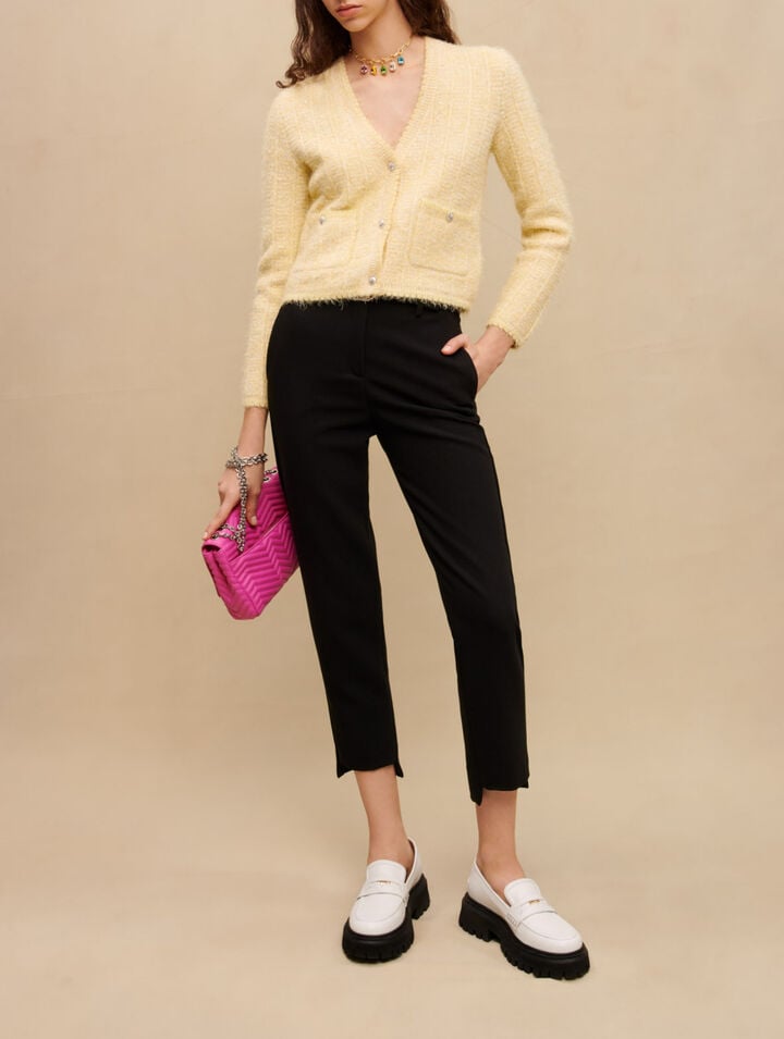 Straight suit trousers