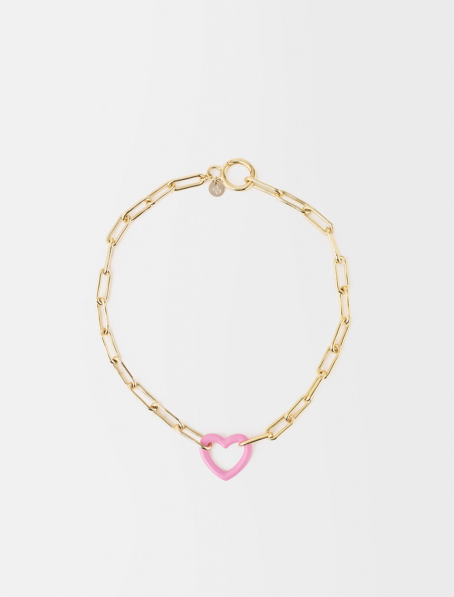 Yellow heart necklace