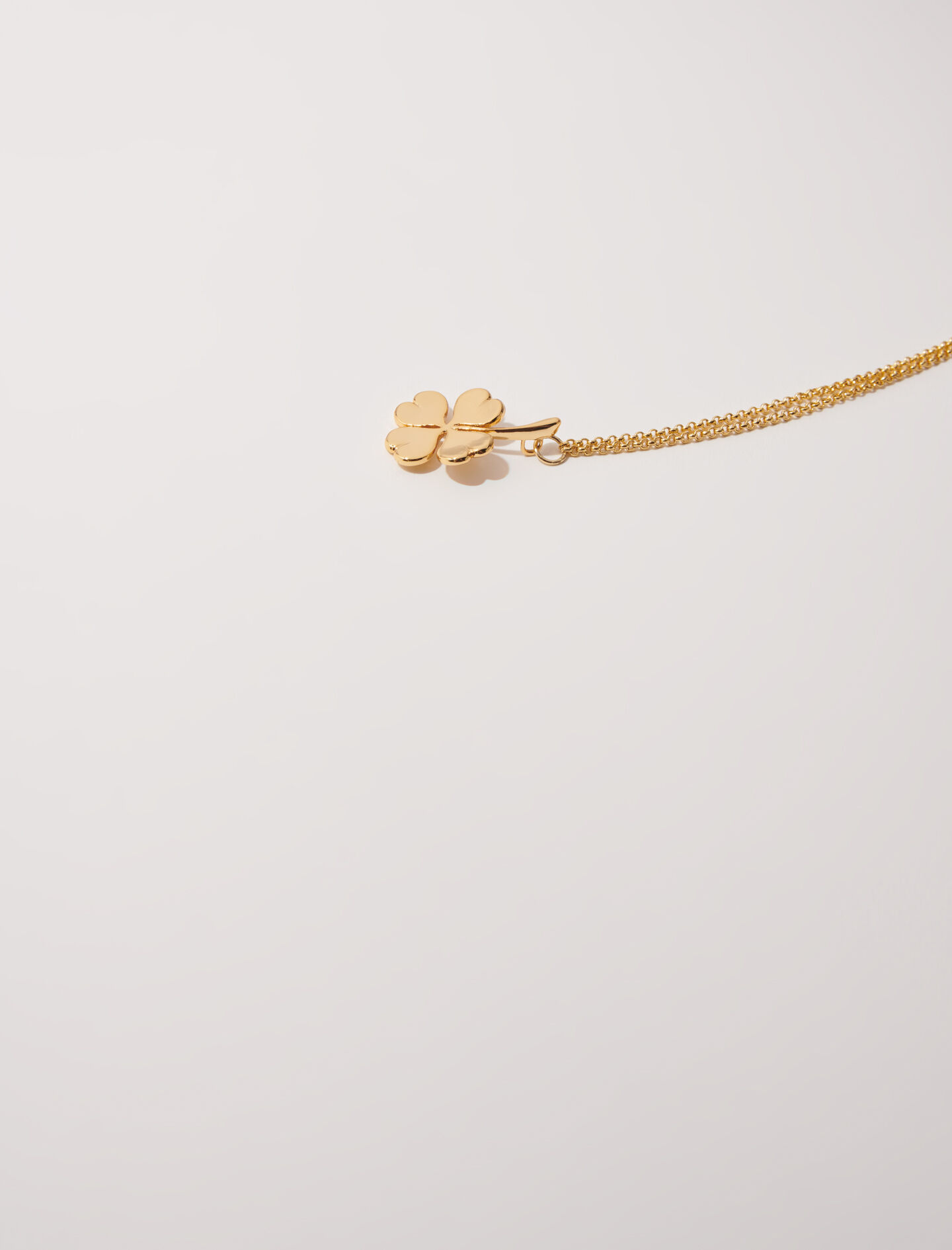 Clover necklace Denim - Jeans For Women | Maje Clover necklace Denim - Jeans For Women | Maje