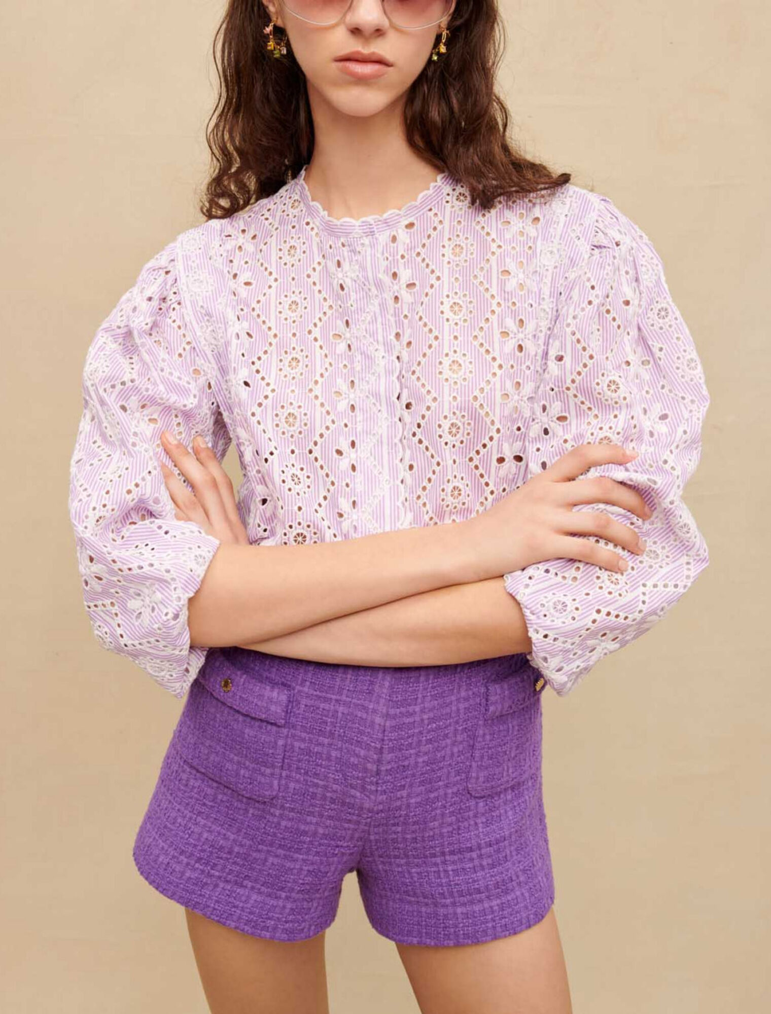 Tweed shorts