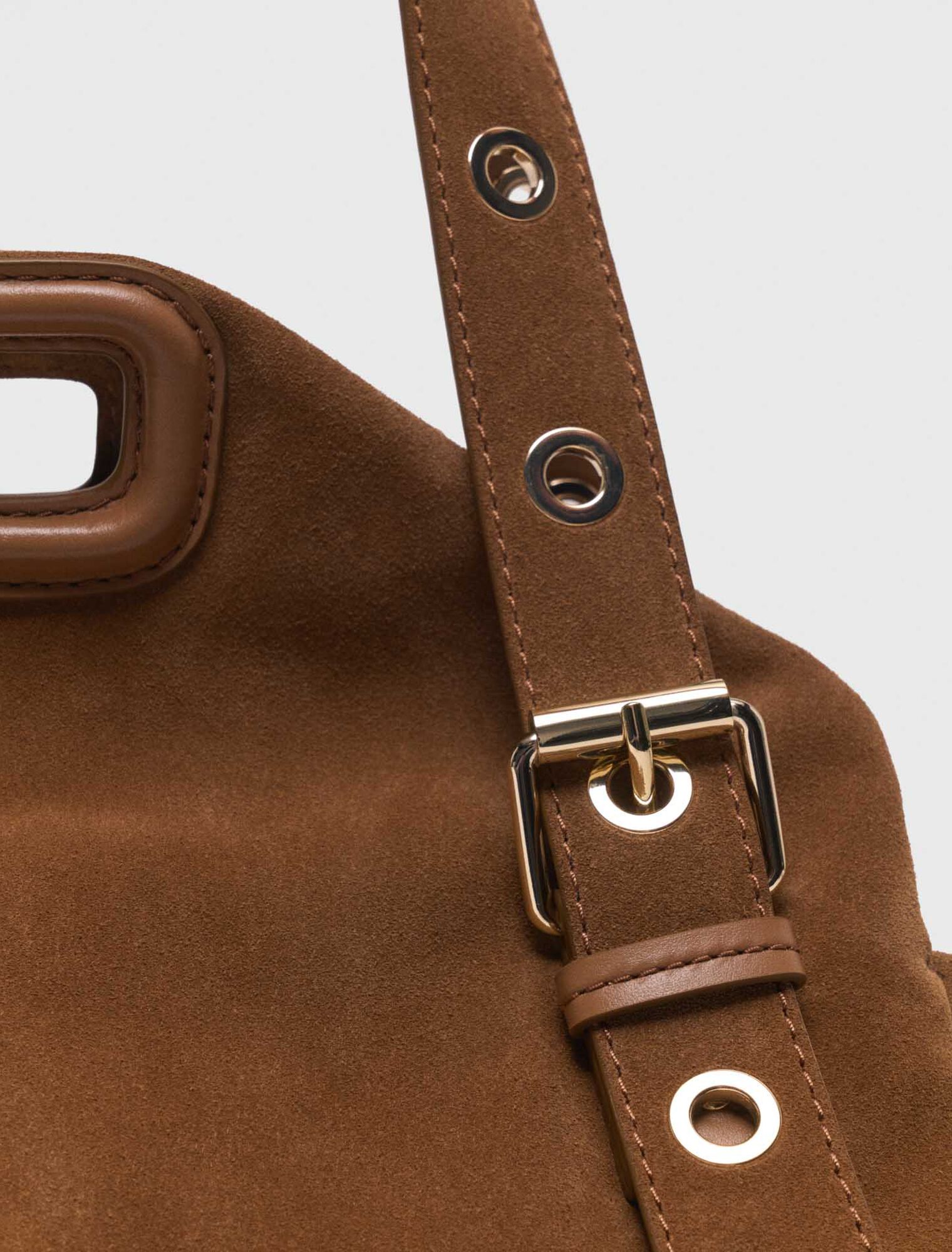 Suede Miss M XL bag