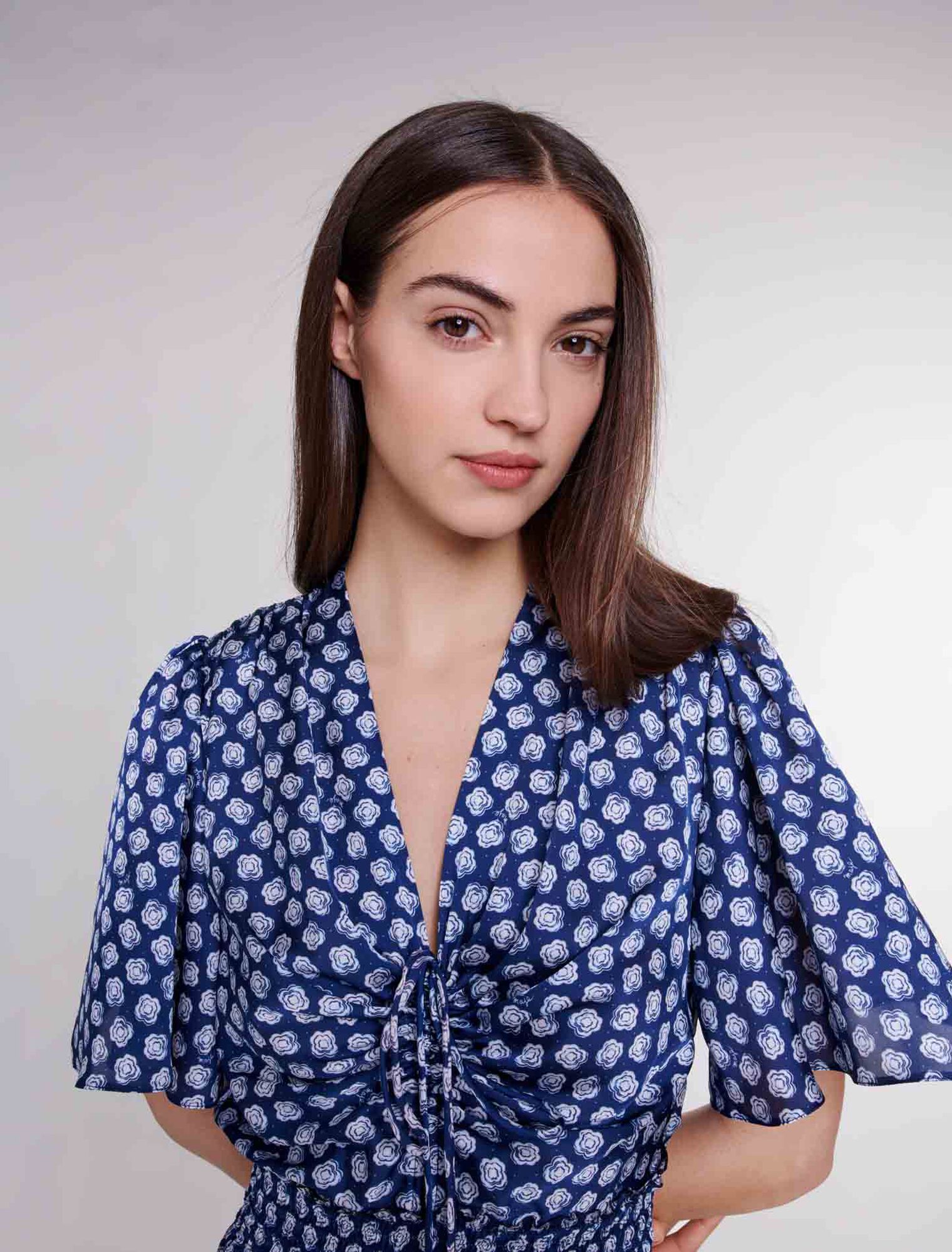 Patterned maxi dress