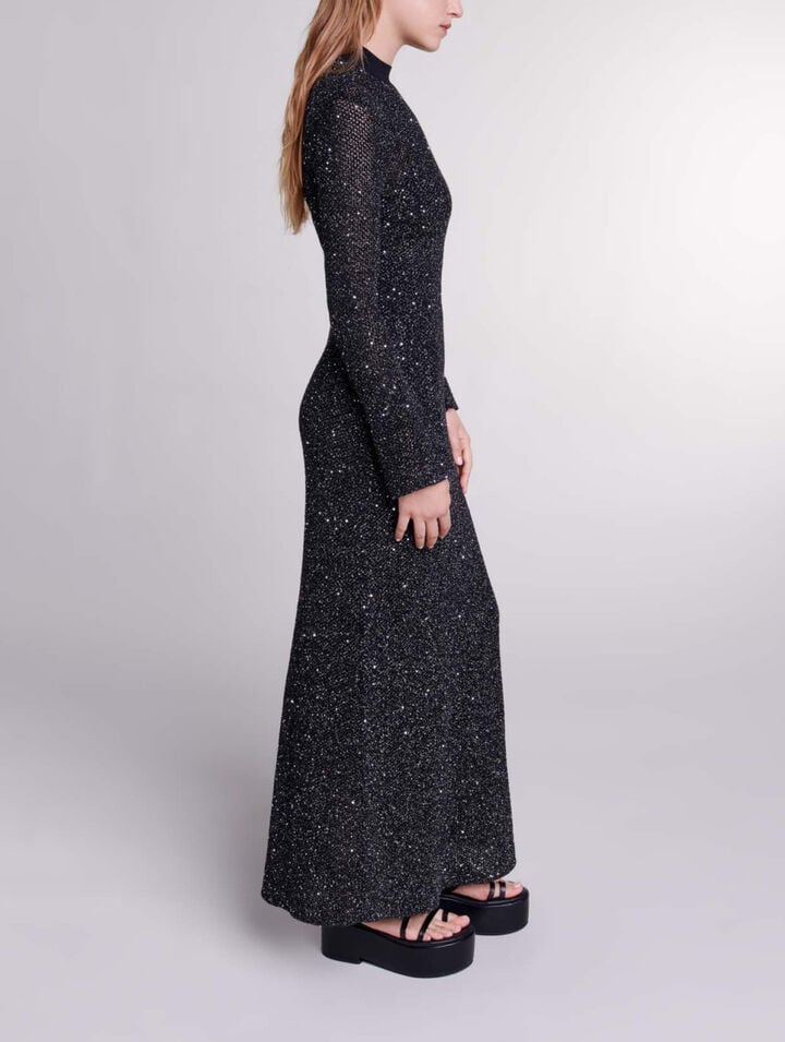 Knit maxi dress