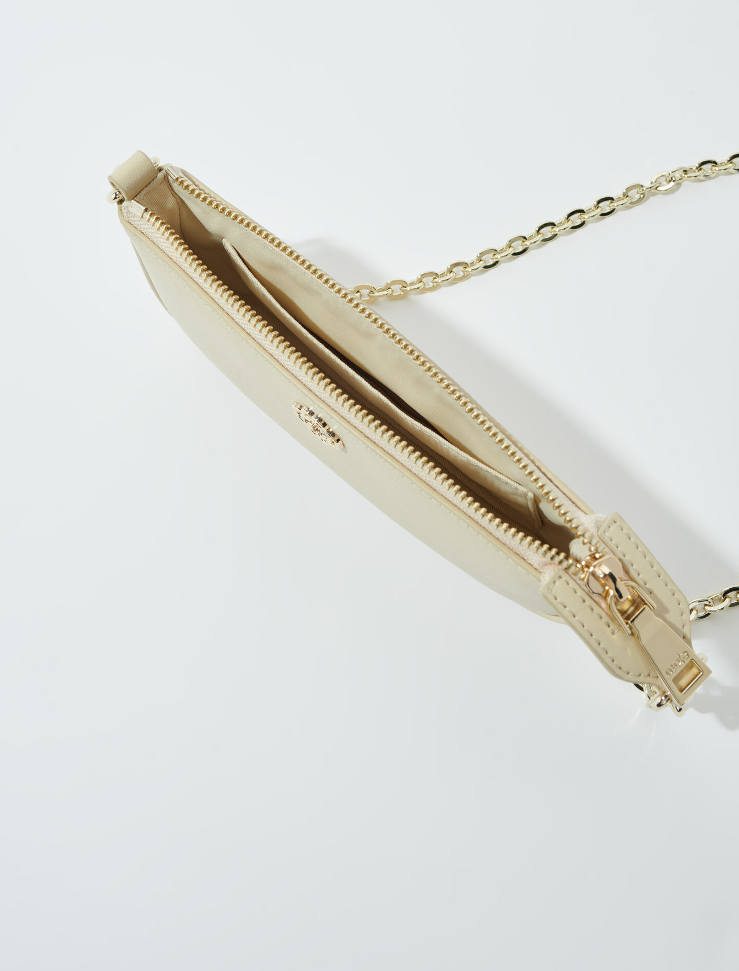 小物 msy Small leather clutch bag White For Women | Maje
