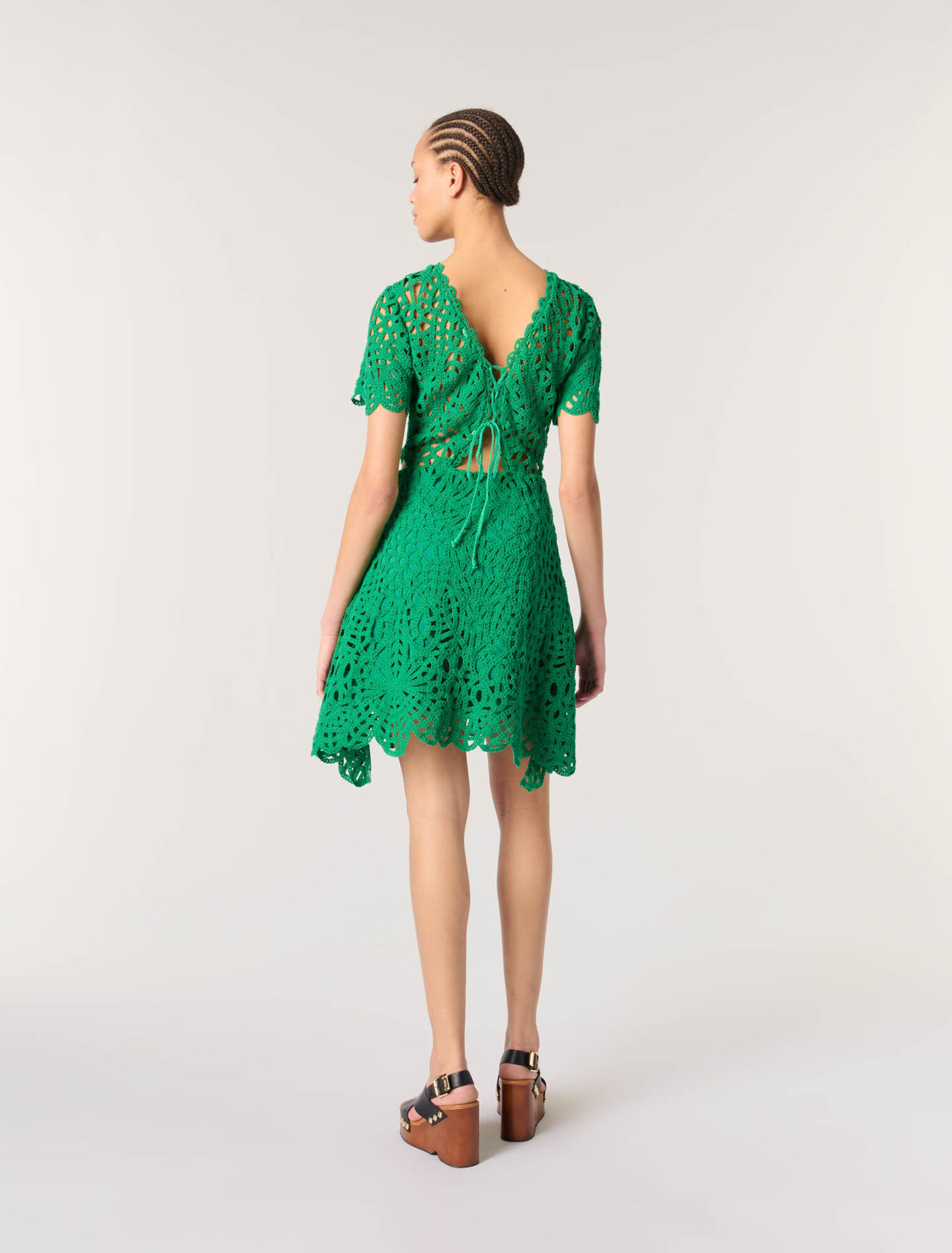 Mini crochet dress