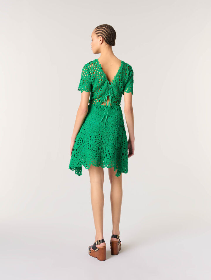 Mini crochet dress