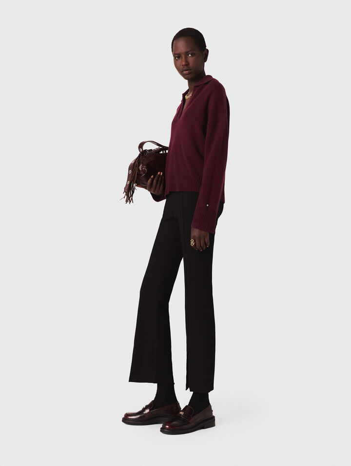 Slit trousers