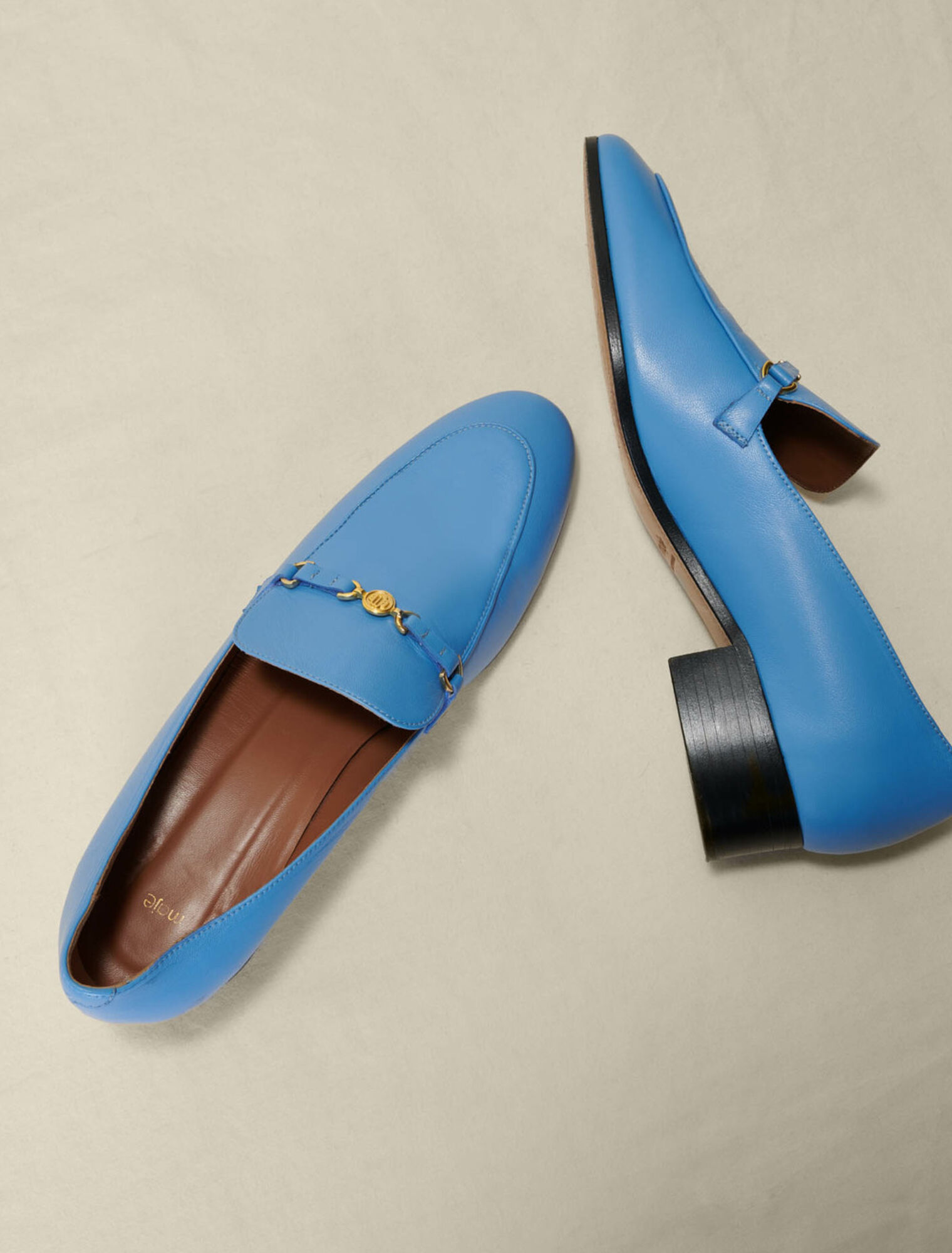Leather loafers