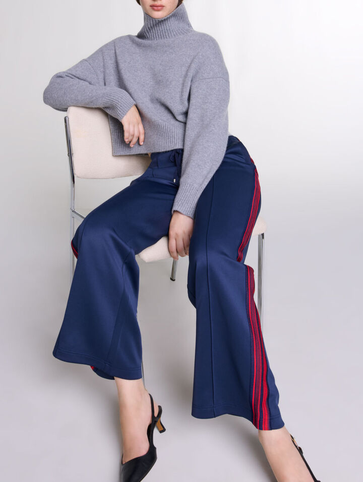 Striped trousers