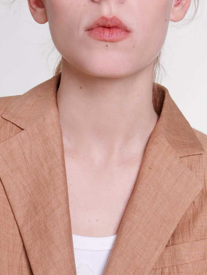 Linen suit jacket