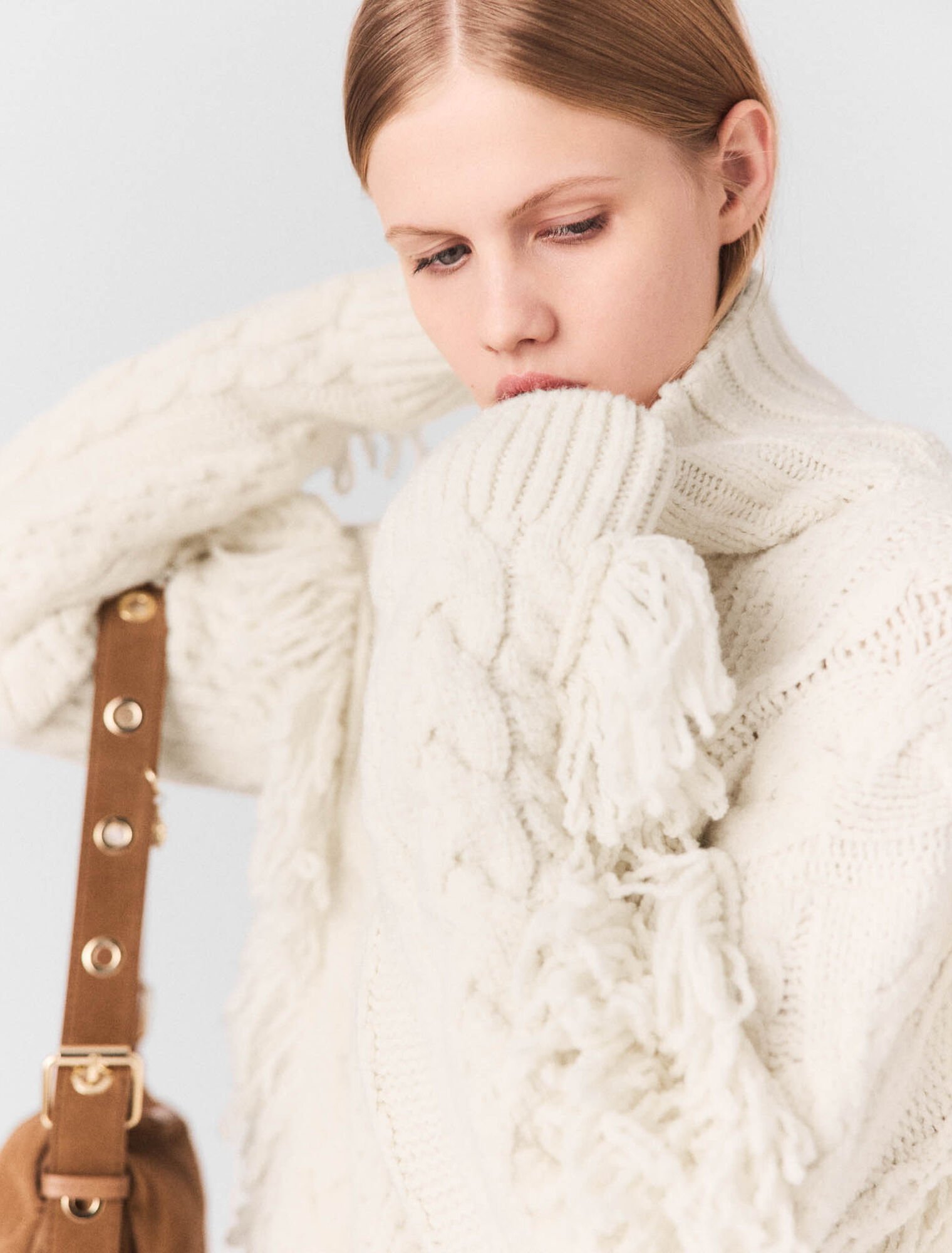 Wool-blend jumper with sweater Wool-blend jumper with sweater