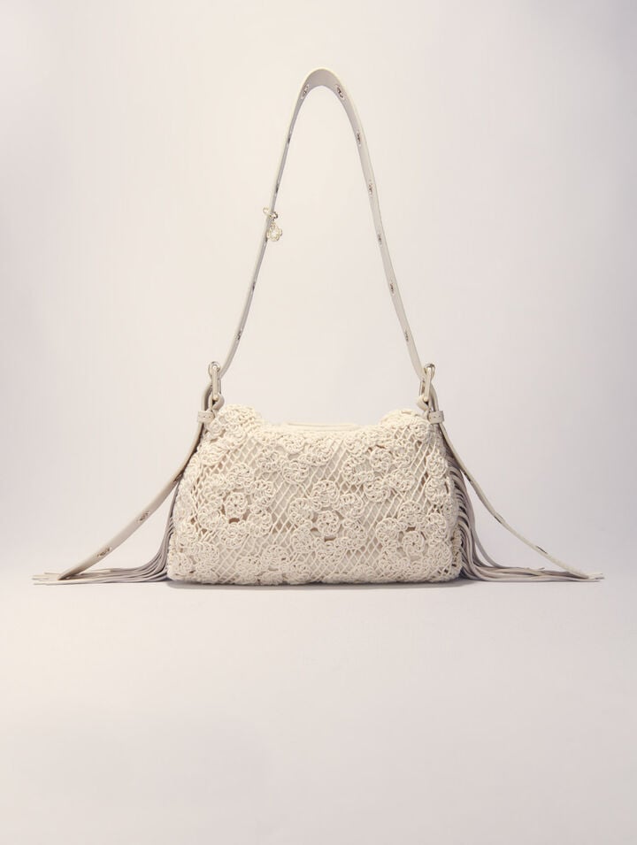 Crochet-knit mini Miss M bag
